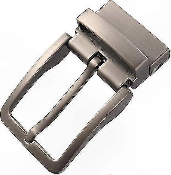Rectangular Antique Metal Buckle for Men's Reversible Belts