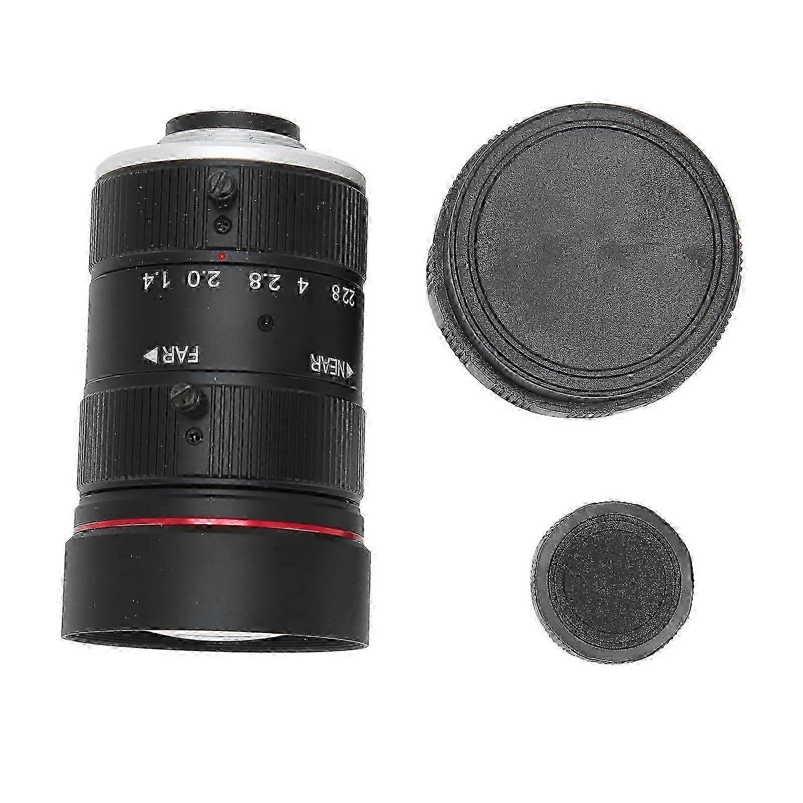 Manual Iris Camera Lens 12mp Hd C Mount Lens Manual Focus Fixed Zoom Cctv Industrial Camera Lens  hk