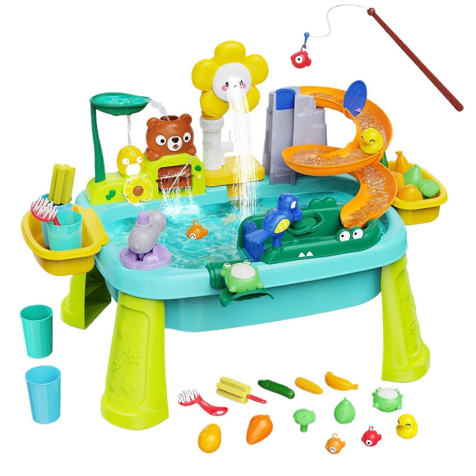Wasserspieltisch mit elektrischer Pumpe, 60x42,5x44cm PP, für Kinder ab 38 Jahren