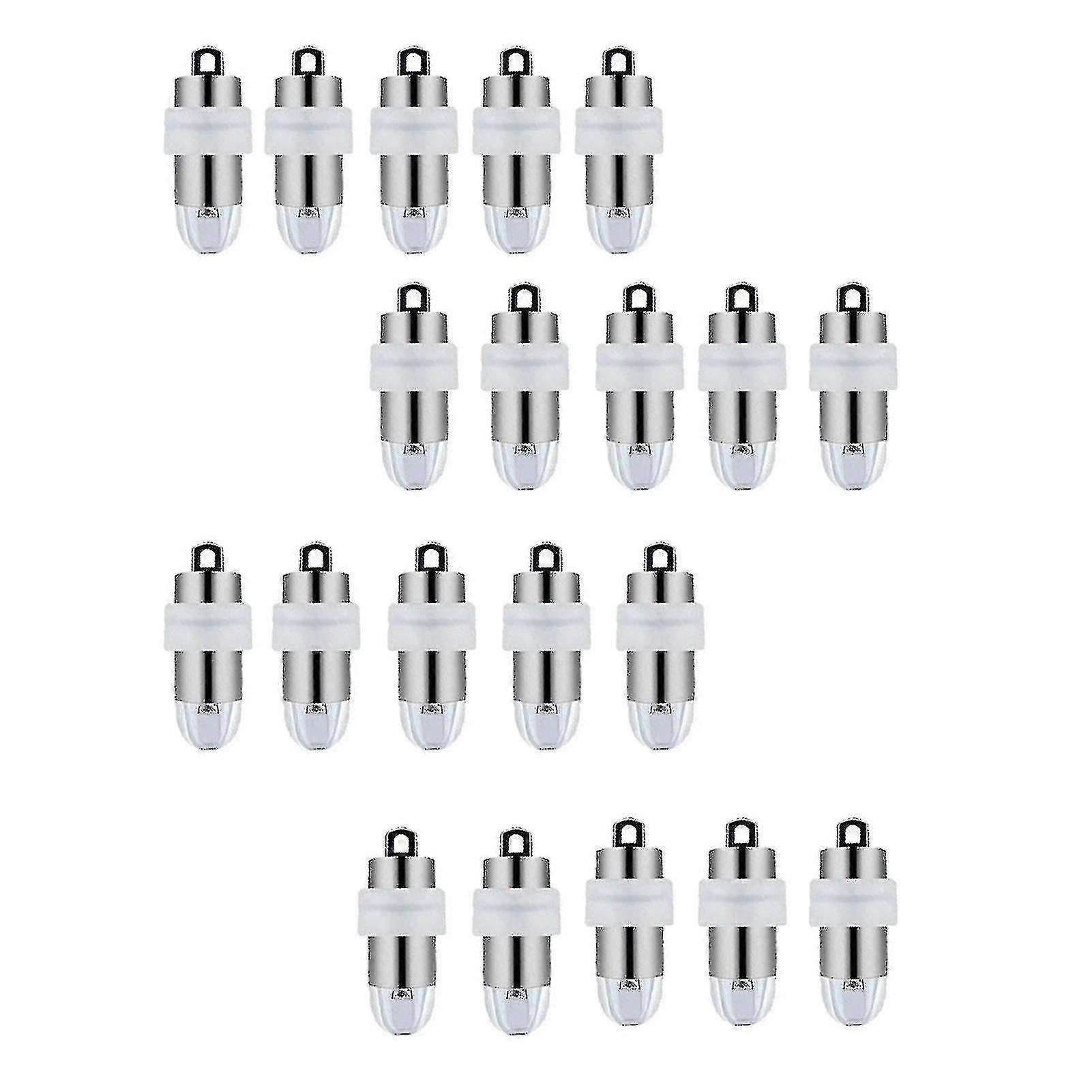 20-pakkaus sähkötaskulamppu vedenpitävät led-juhlavalot - kausivalaistus ilmapalloille, paperilyhdyille, ilmapallohäille (väri: värikäs)