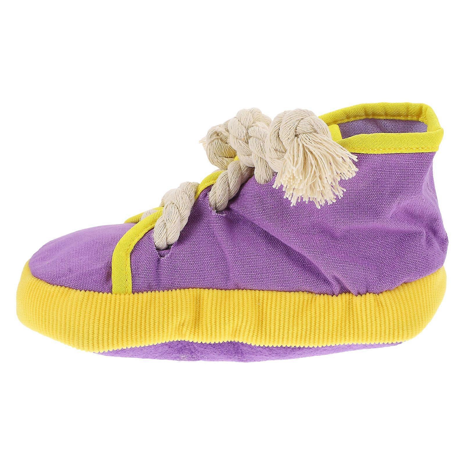 Puppy Shoes Chew Toy 1Pack Pet Supplies For Indoor Play And Training Dogs With Teeth Cleaning Function
