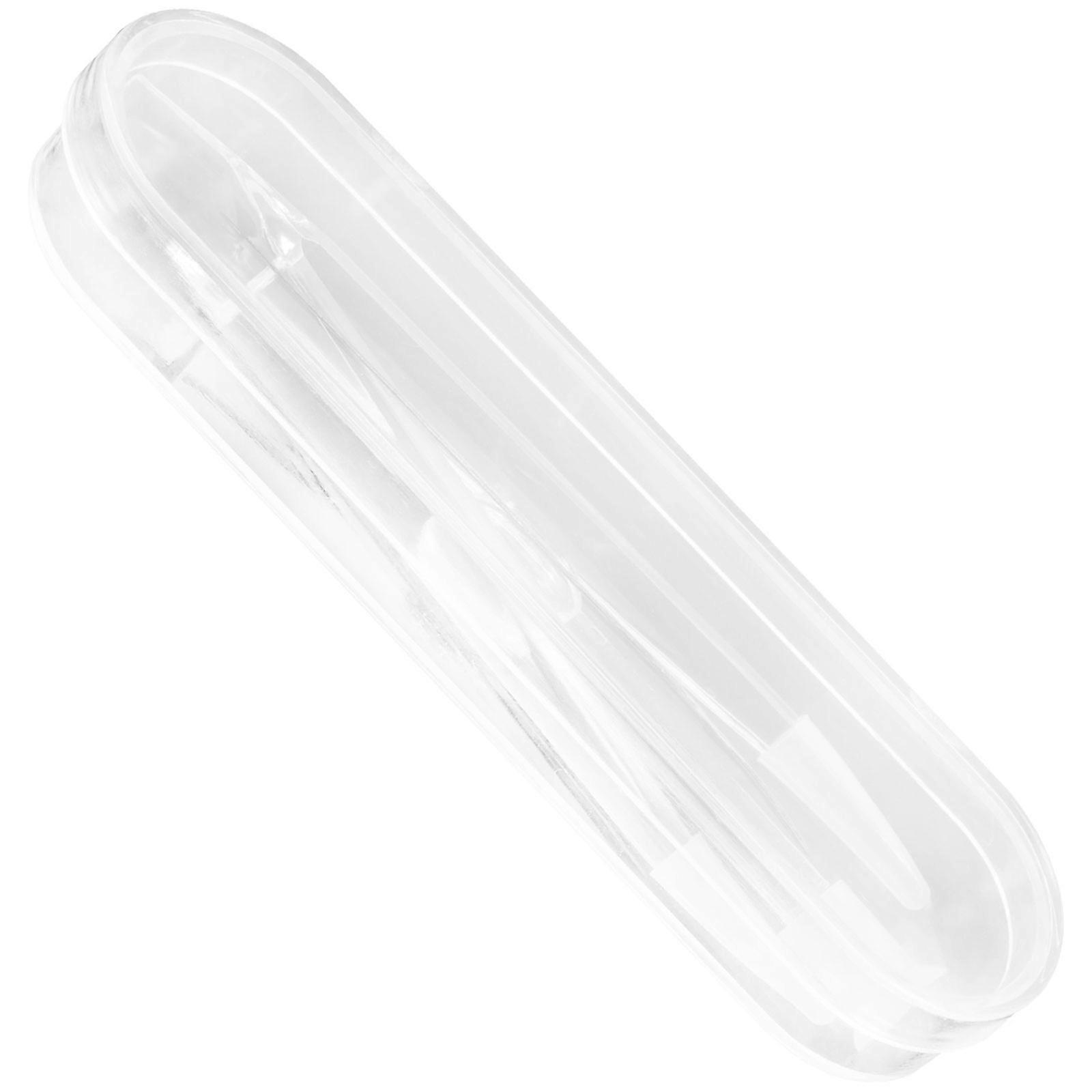 Portable Transparent Plastic Lens Remover with Tweezers and Suction Stick for Travel and Daily Use