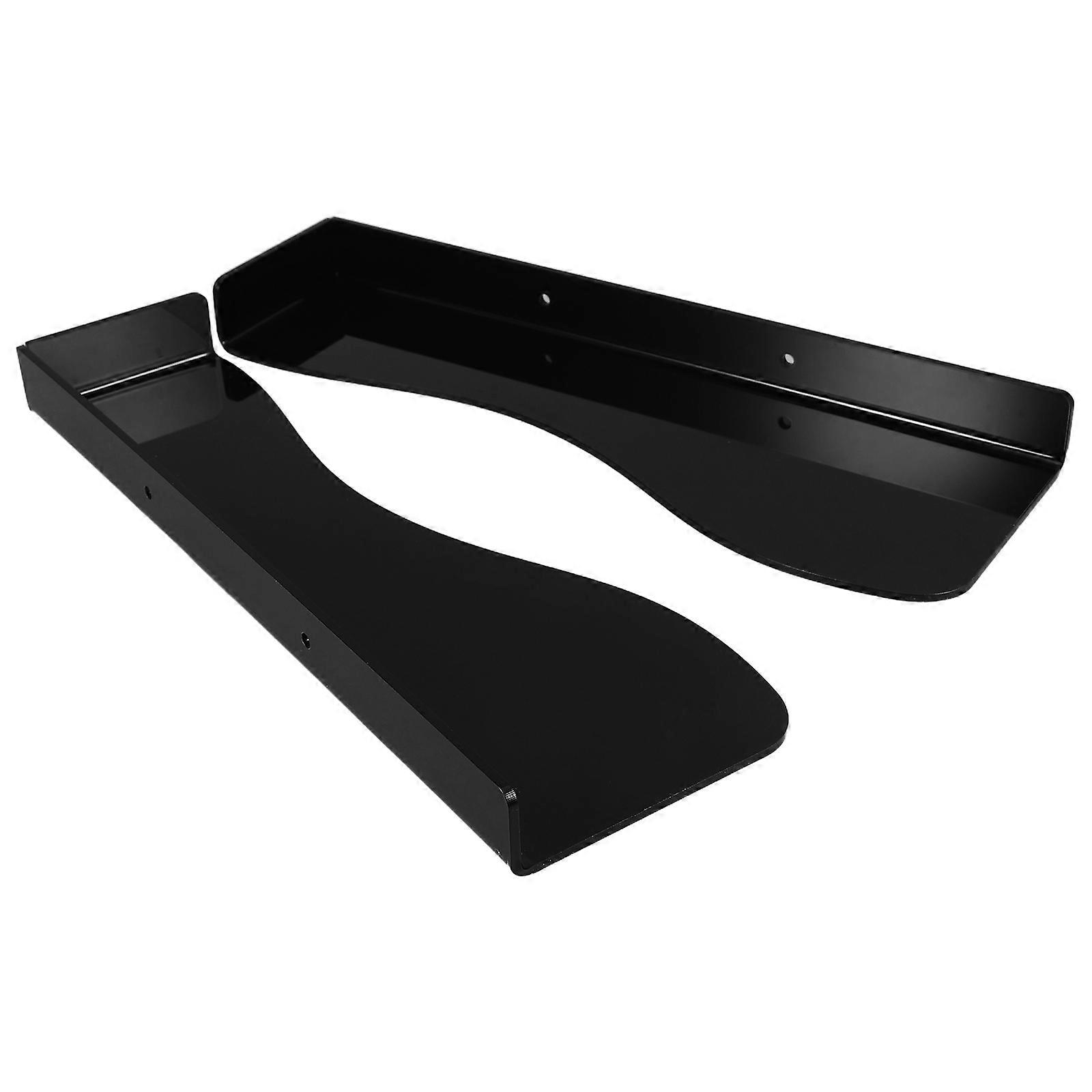 Acrylic Shoe Display Racks Wall Mounted Adjustable Floating Holder for High Heels Boots Sandals Organizer 1Set