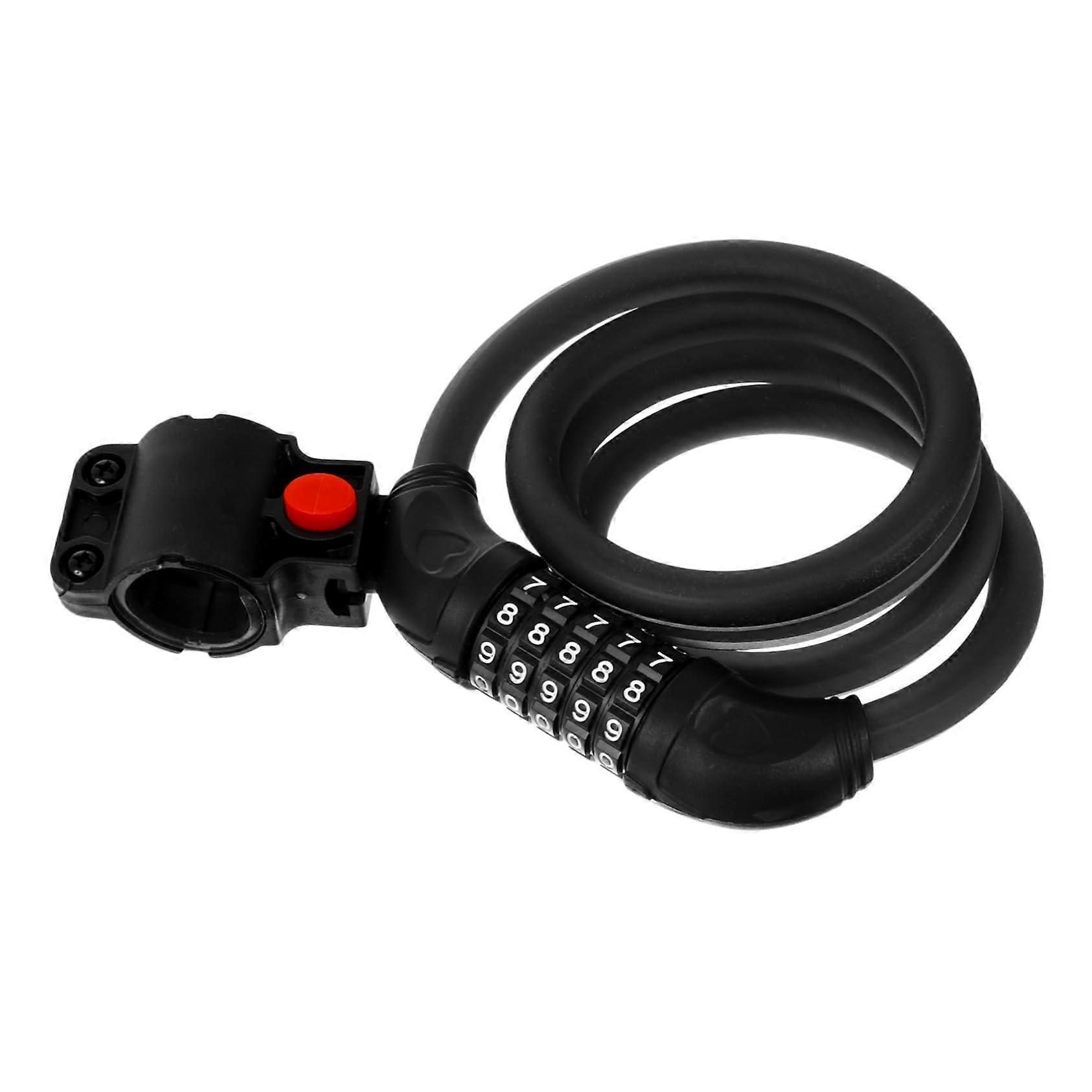 Motorcycle Gear Bicycle Lock Reflective Cable Lock Portable and Lightweight for Bicycles Motorcycles Skateboards