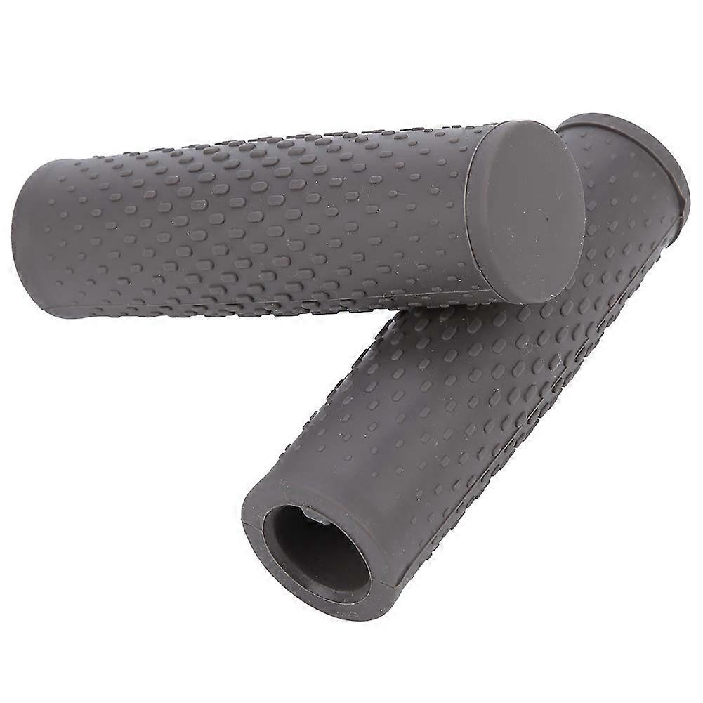 Roller grips, handlebar grips with protruding dot design, 1 pair 12 x 3.5 cm nonslip rubber handlebar grip set for Mijia M365 electric scooter