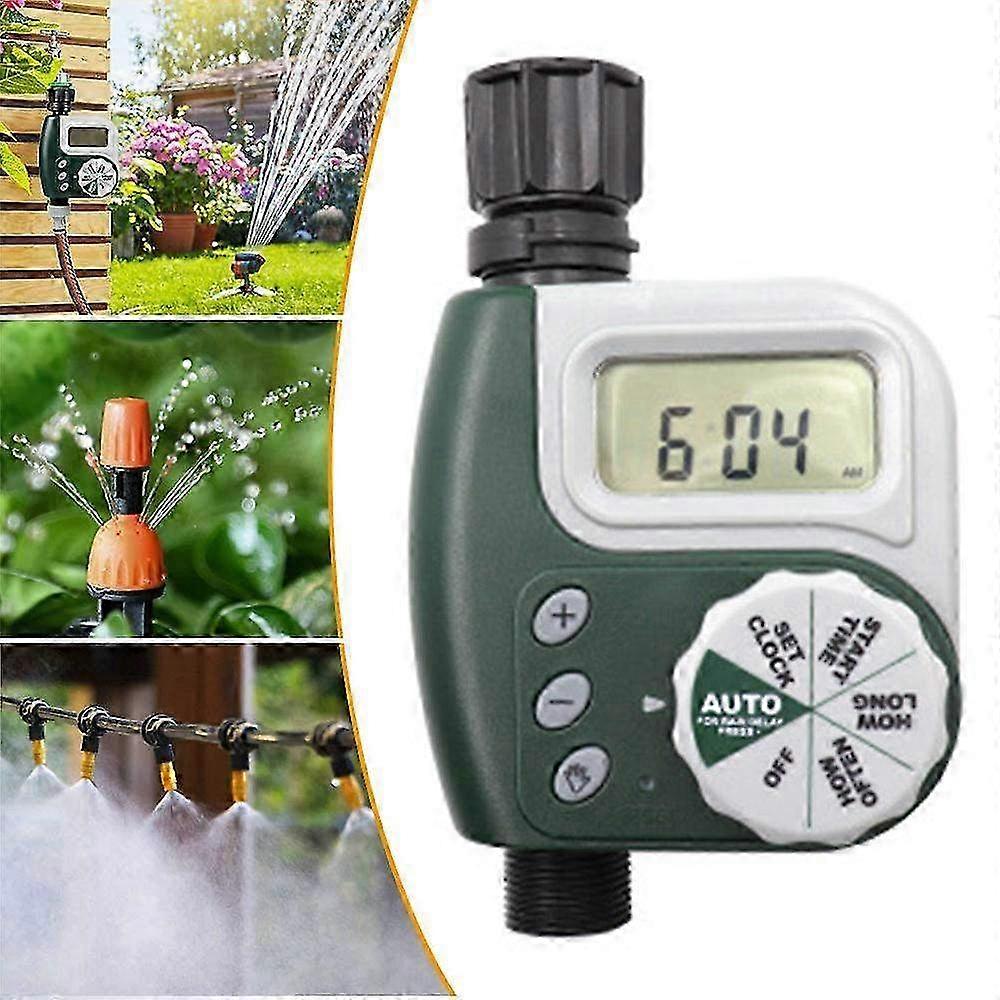 Digital Waterproof Water Timer with LCD Display - Automatic Irrigation Controller for Efficient Watering Programs