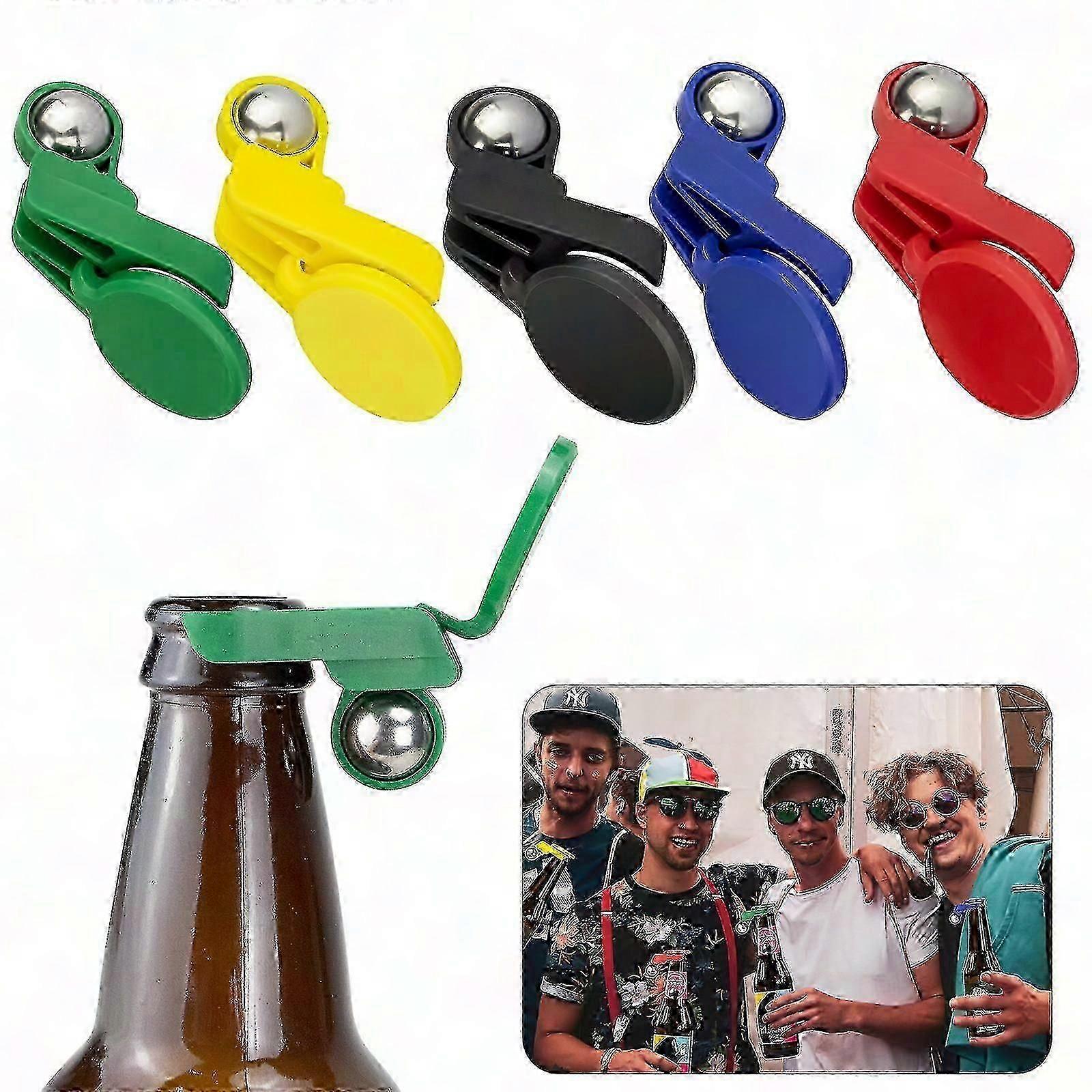 Insect-Proof Reusable Beer Bottle Caps - Multi-Color, Flexible for Soft Drinks & Wine