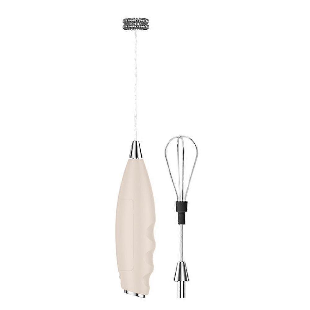 Portable Electric Mixer Rechargeable Handheld Multi Function with 2 Attachments for Whipping Eggs Cream Batter Strong Power Easy Carry