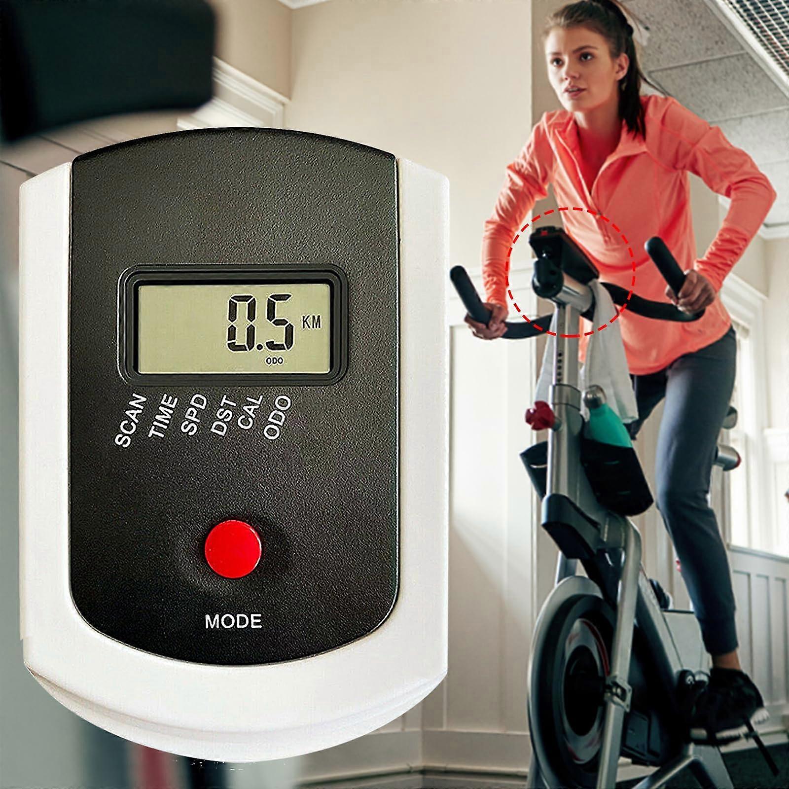 LCD Monitor Speedometer for Stationary Bikes with TIME, SPD, DST, CAL