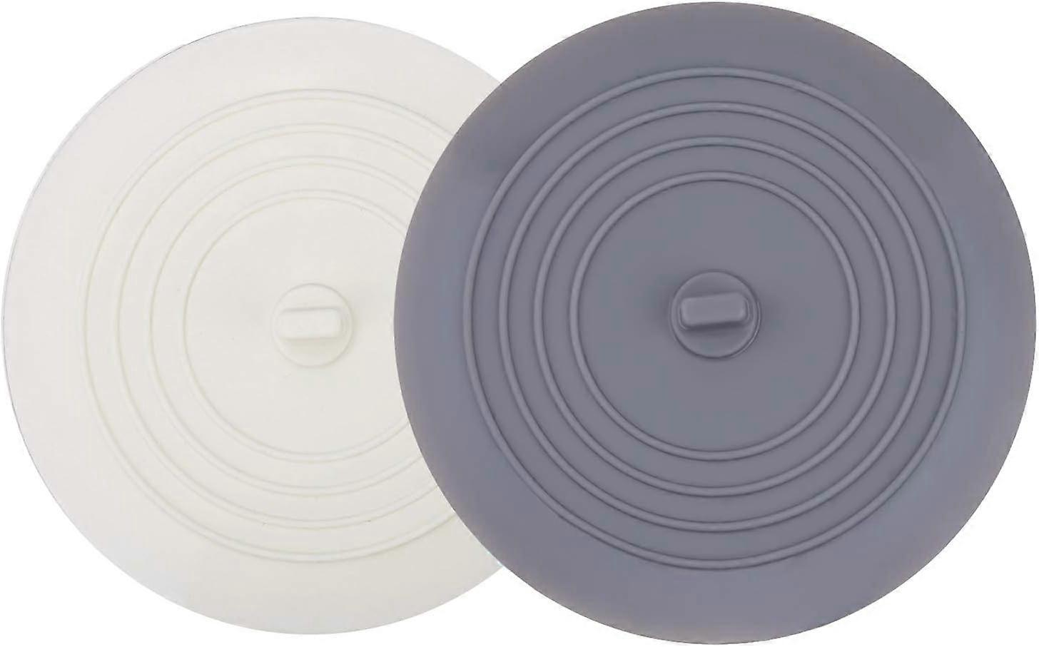 Bathtub Plugs 2 Pack, Large Silicone Drain Plug, Hair Plug