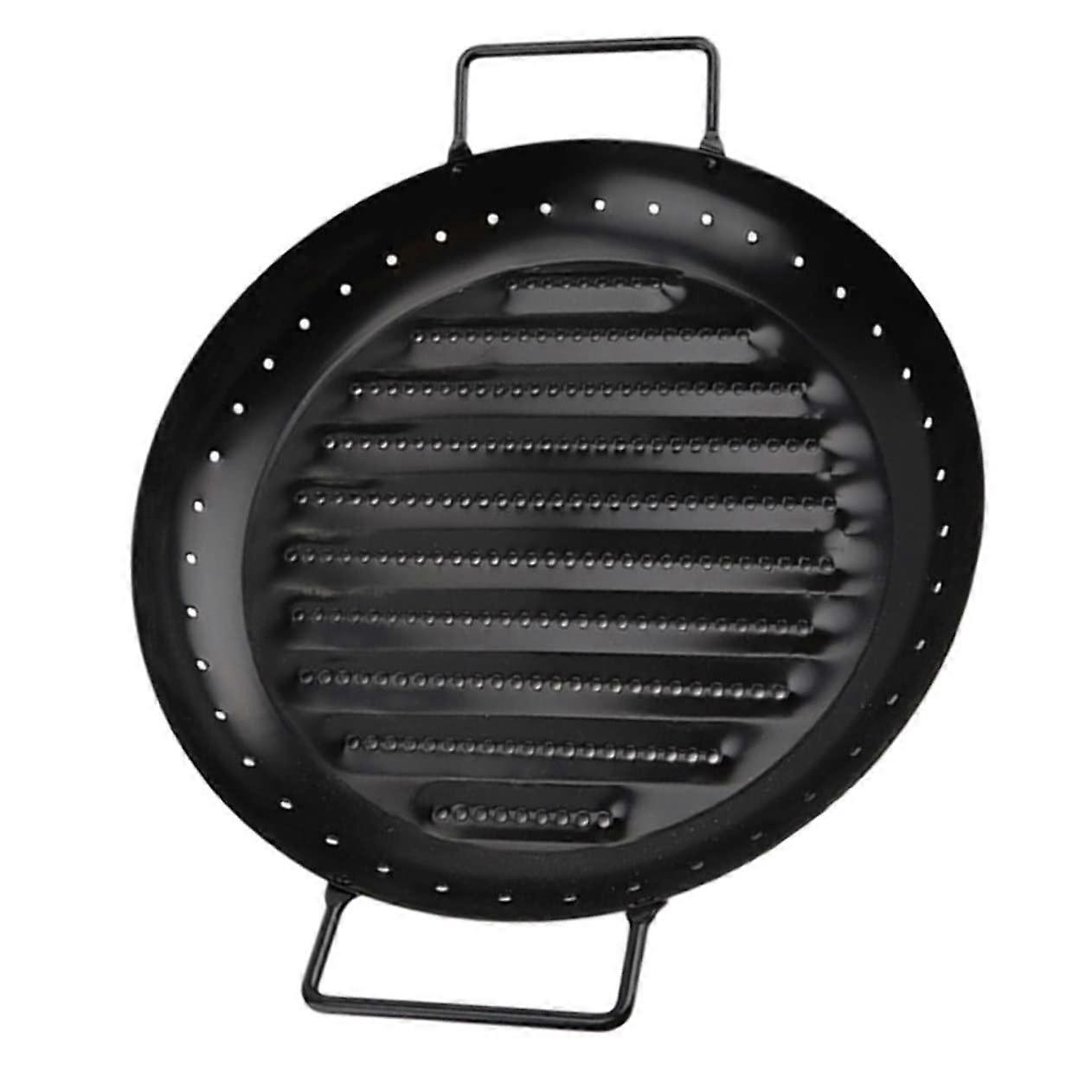 Robust BBQ Grill Pan Non-Stick Multifunctional Portable Skillet for Outdoor Grilling and Camping Lightweight Aluminum Design