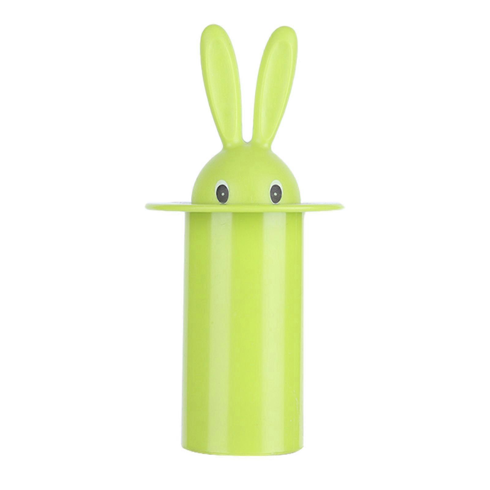 Automatic Telescopic Toothpick Dispenser Bunny Shape Home Decor Green