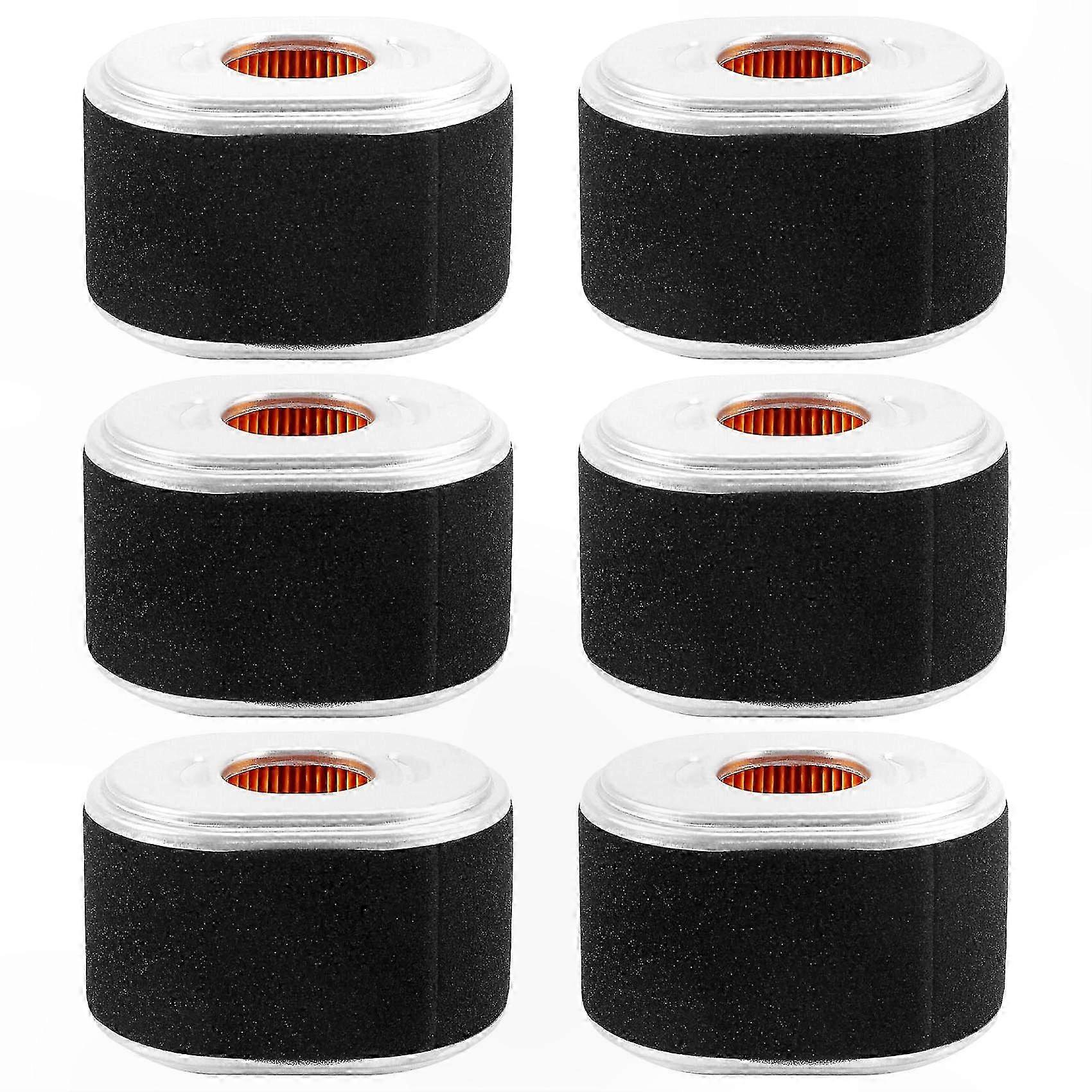 Universal Air Filter Compatible with Multiple Engines, 6-Pack Replacement Filters for Small Engines