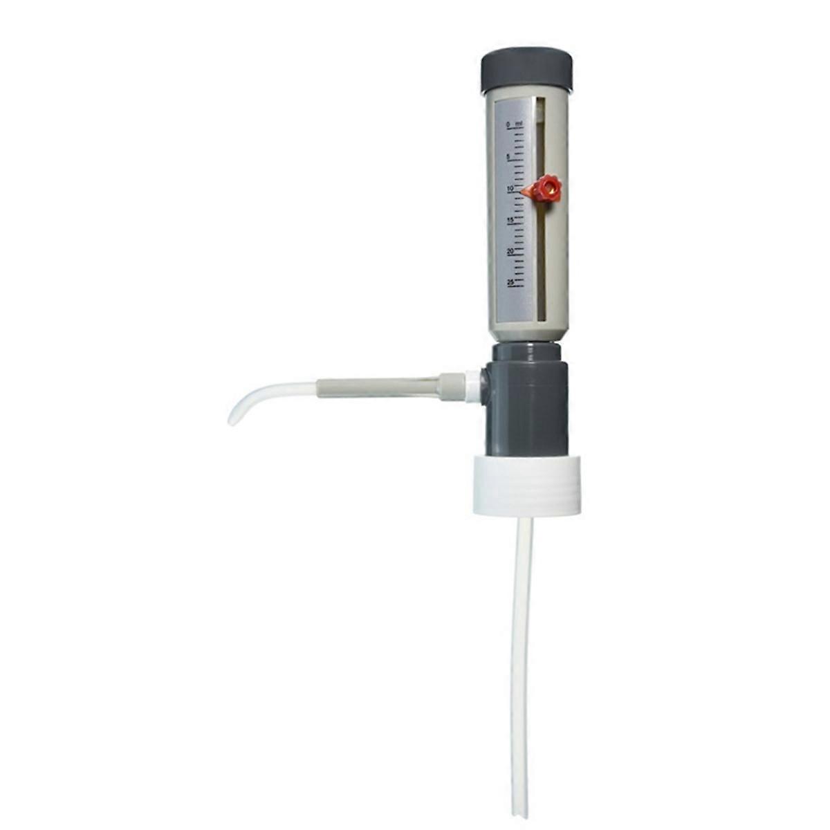 Lab Bottle Top Dispenser Economic 5-25 Ml Adjustable Liquid Adder Semi-Automatic Liquid Dispenser w