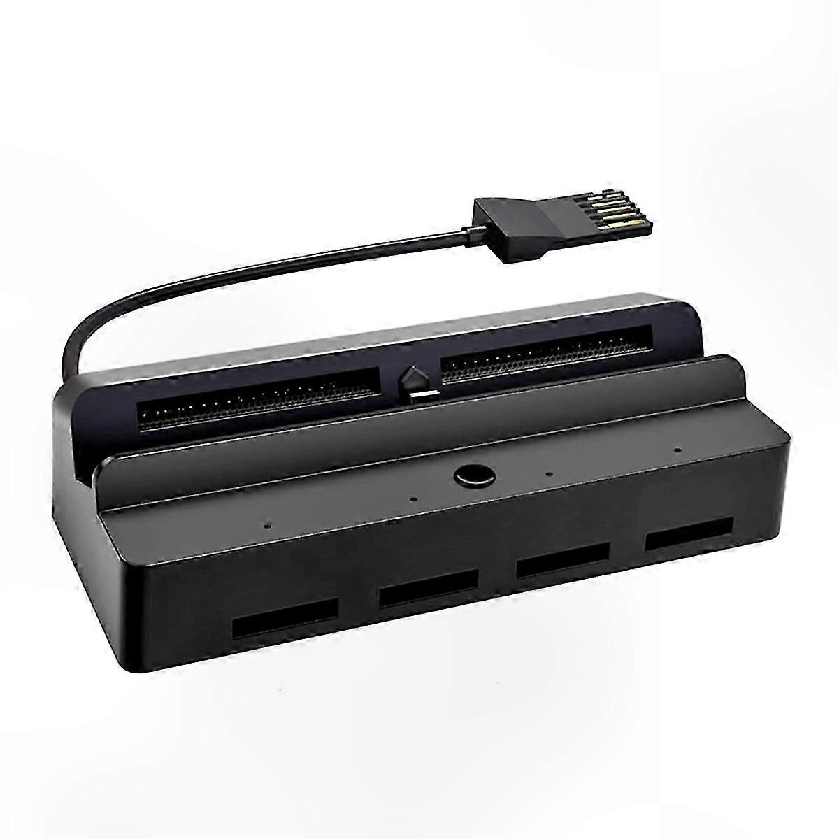 4 in 1 TV Dock Station for Switch/, Card Reader with 4 Card Slots, USB-C Port Charging Station