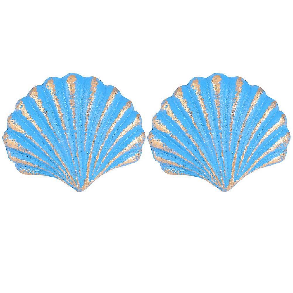 Drawer Pull Handles 2Pcs Sky-Blue Iron Delicate Handles with Easy Replacement for Recliner