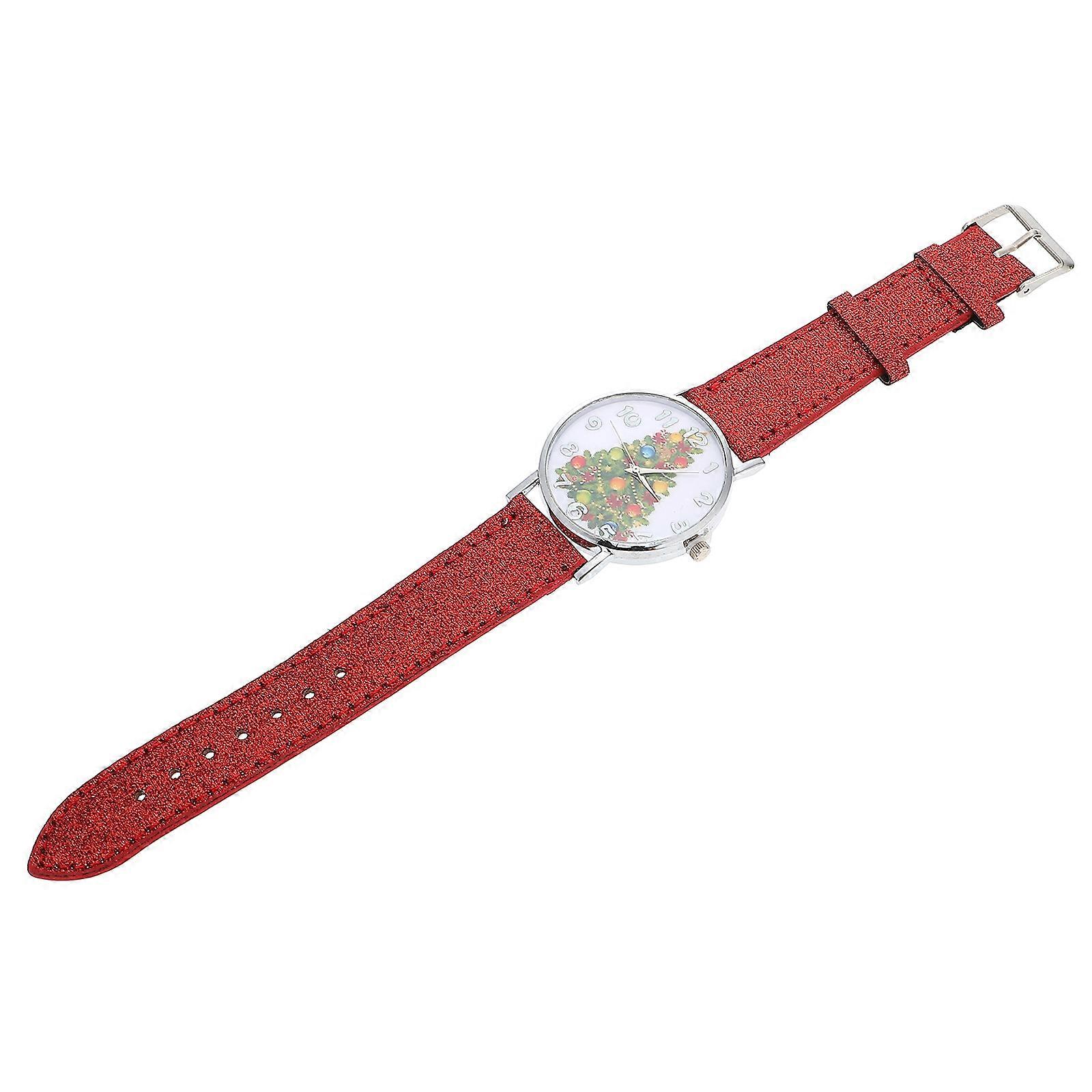 Here's a refined and professional product description based on your input:

 

**Christmas Tree Pattern Ladies Wristwatch – Stylish & Durable