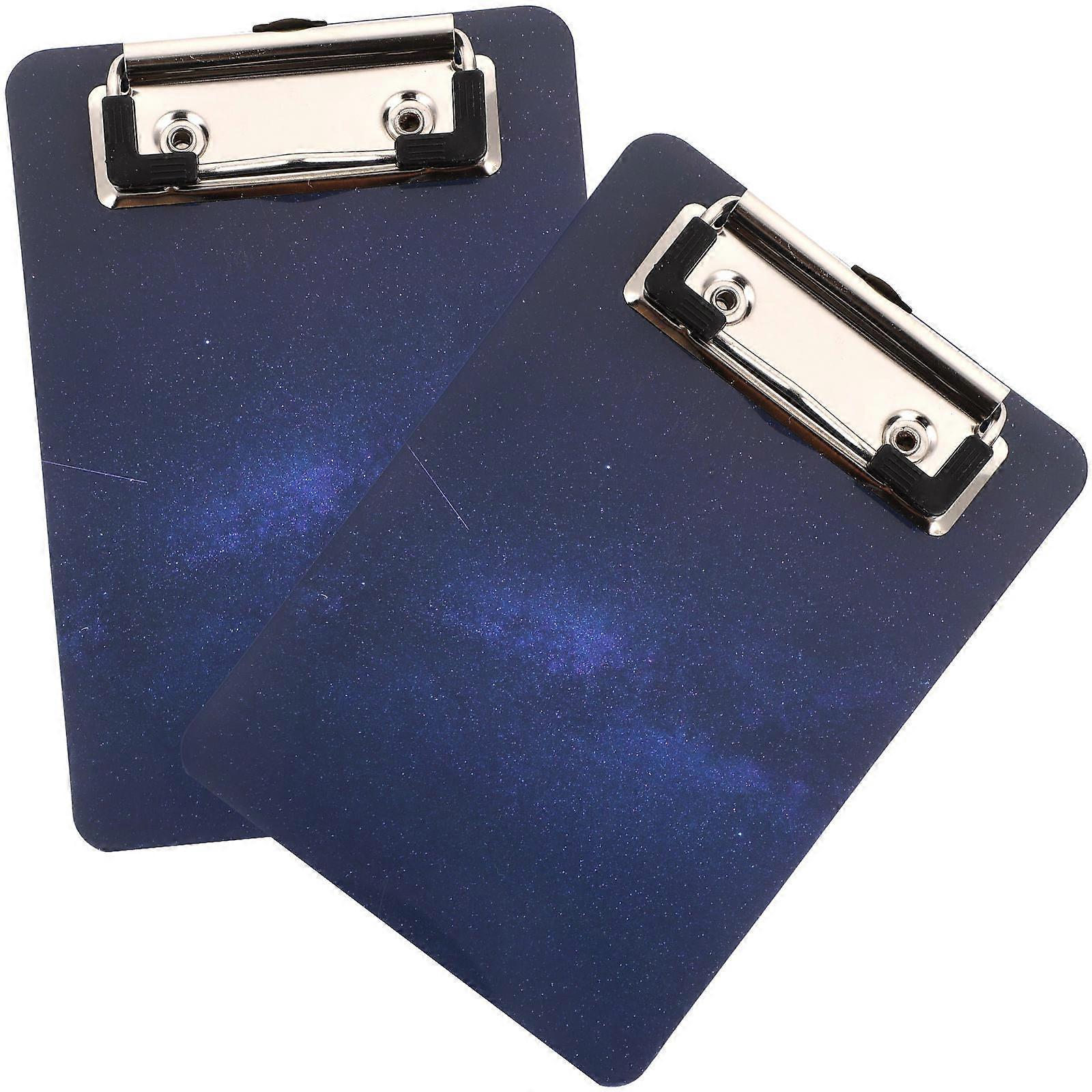 2pcs Multifunctional Thickened Clipboard Document Holder & Organizer for School, Office & Construction Use