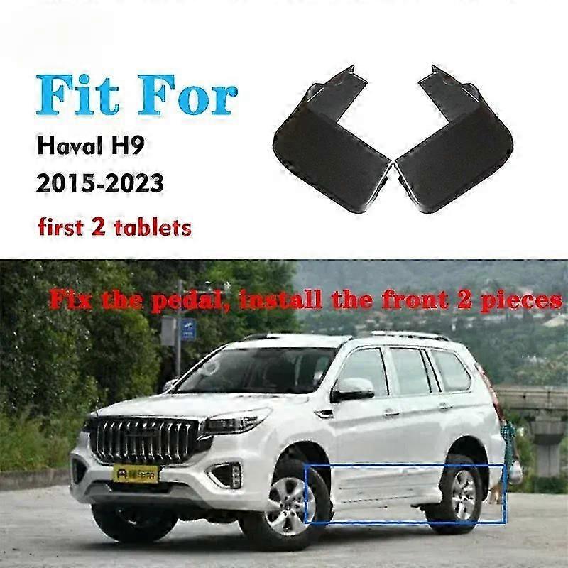 Applies to Mudflaps FOR Haval H9 2015-2023 Mudguards Fender Mud Flap Guard Splash Mudguard Car Accessories Auto Styline Front Rear 2pcs