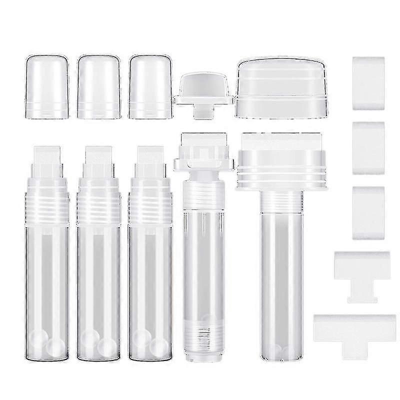 5 Pack Graffiti Markers Refillable Paint Markers Touch Up Paint Pen For With 5 Replacement Tips (50)