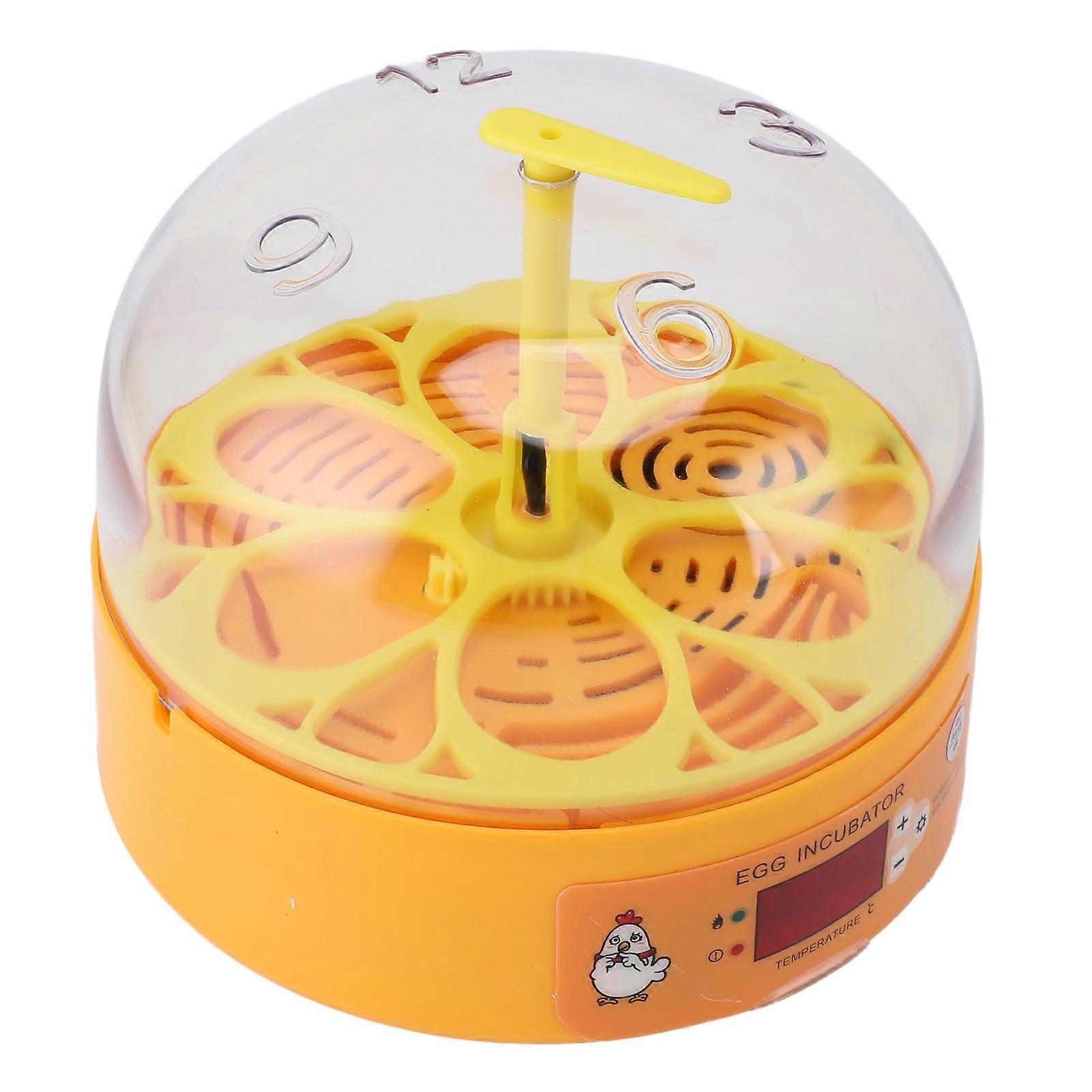 6 Egg Incubator with Auto Turner & Temperature Control, ABS, 1100g