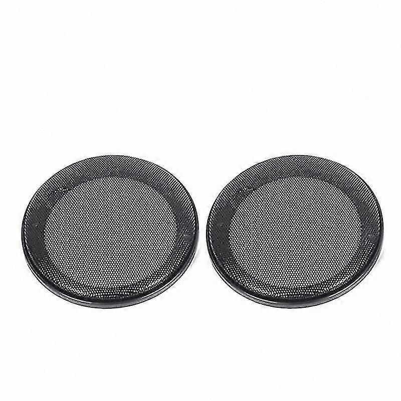 Black Mesh Speaker Cover Replacement Circle Grille Protector Decorative o Accessory