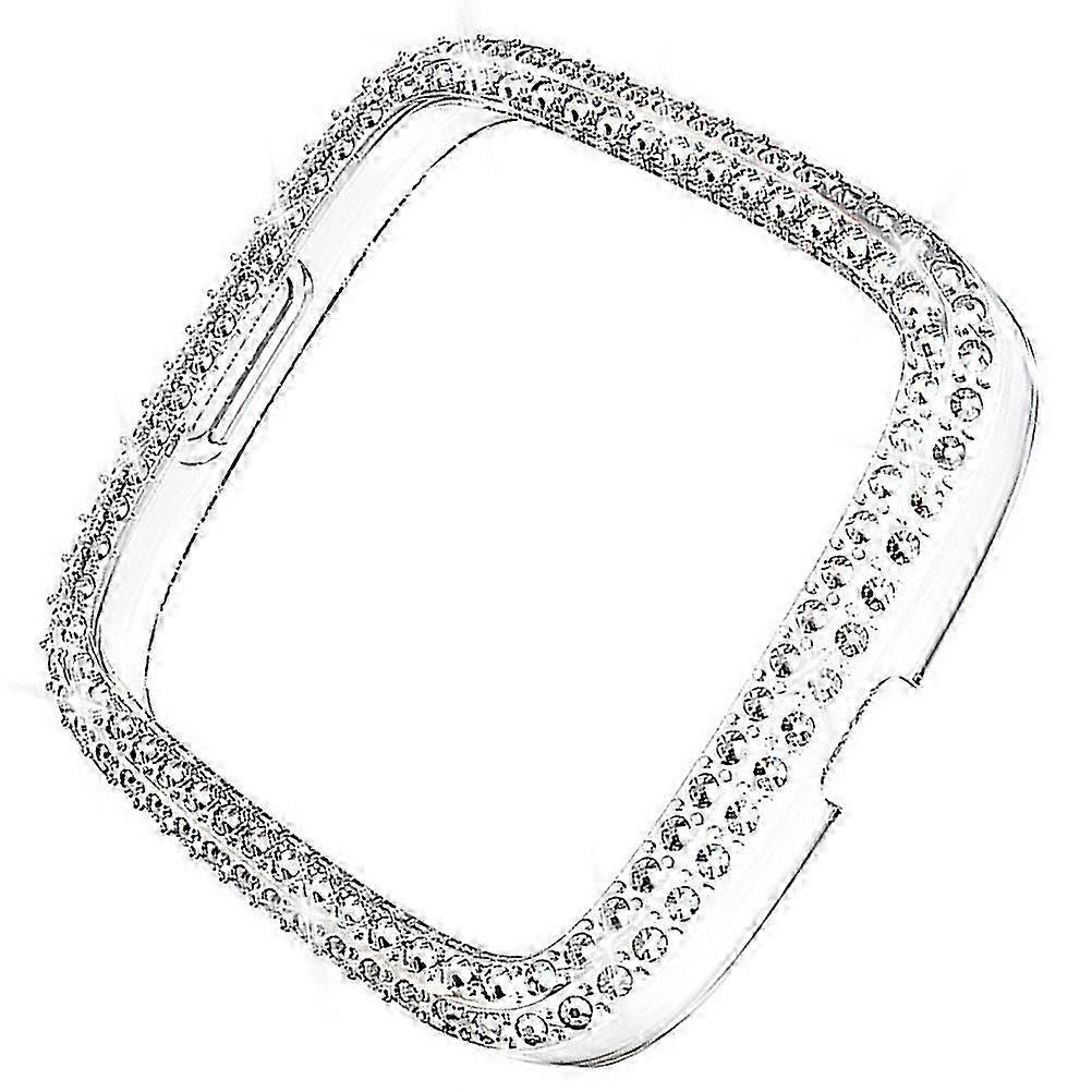 Fitbit 2 Series Compatible Watch Protector, Anti-Shock Rhinestone Square Design for Everyday Use, 1Pcs