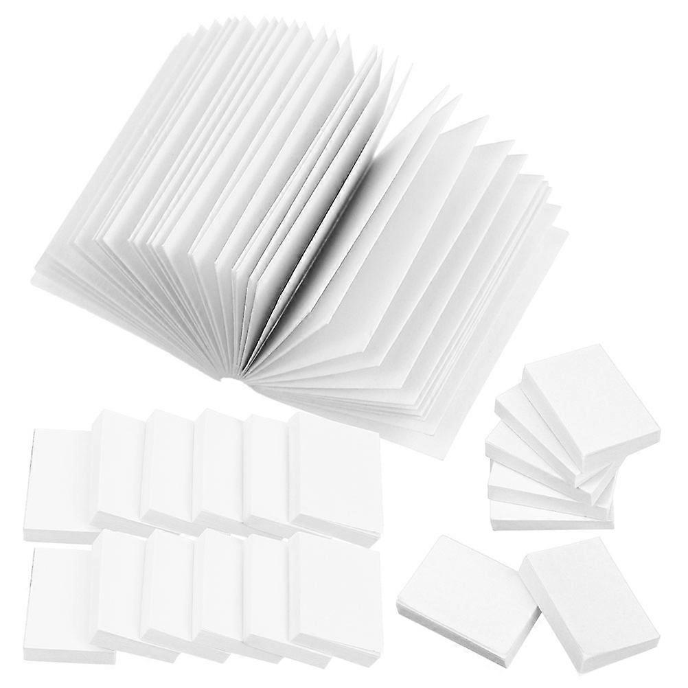 Miniature White Paper Books for Dollhouse Decoration with Realistic Touch and Space Saving Pieces