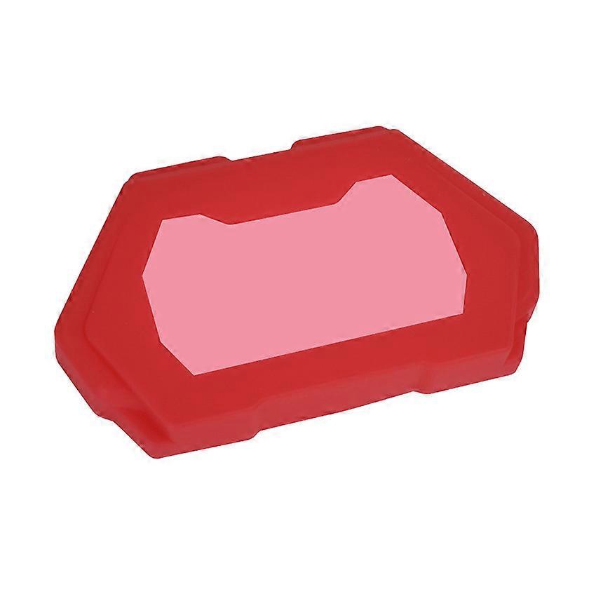 Instrument Silicone Protective Cover Switch Panel Waterproof Cover for KUGOO G2 PRO (Red)
