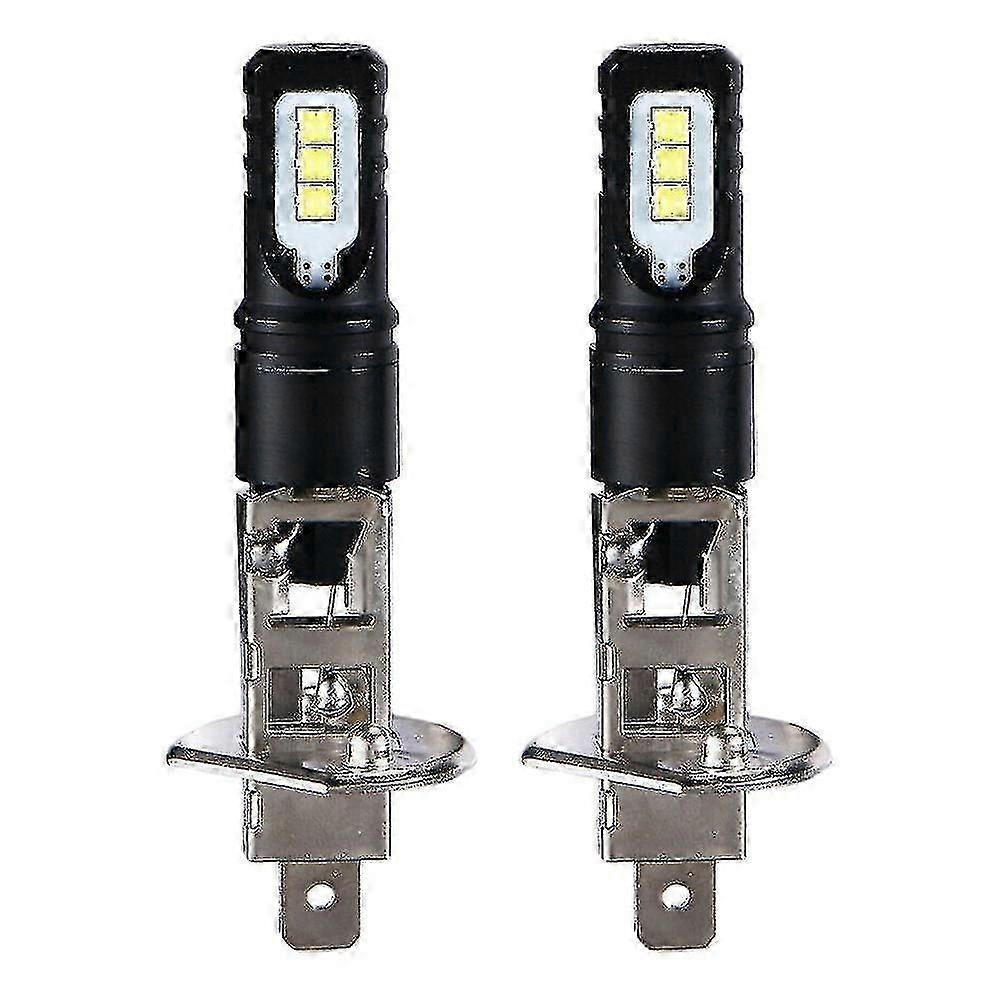 2x H1 6000k Super Bright White 6000lm Led Headlight Kit High-beam