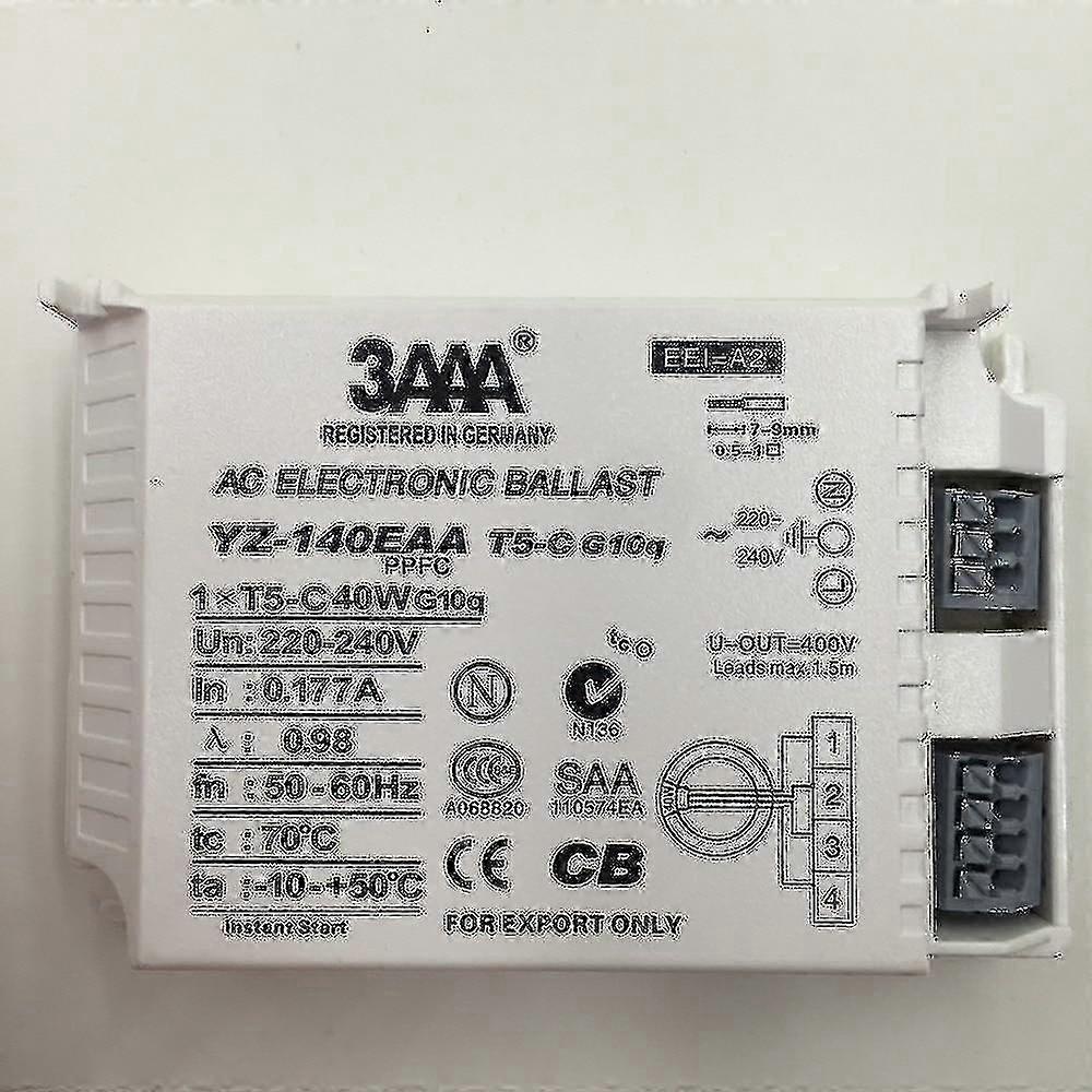 40W Electronic Ballast for T5 Ring Lamp AC Standard Rectifiers SM16790