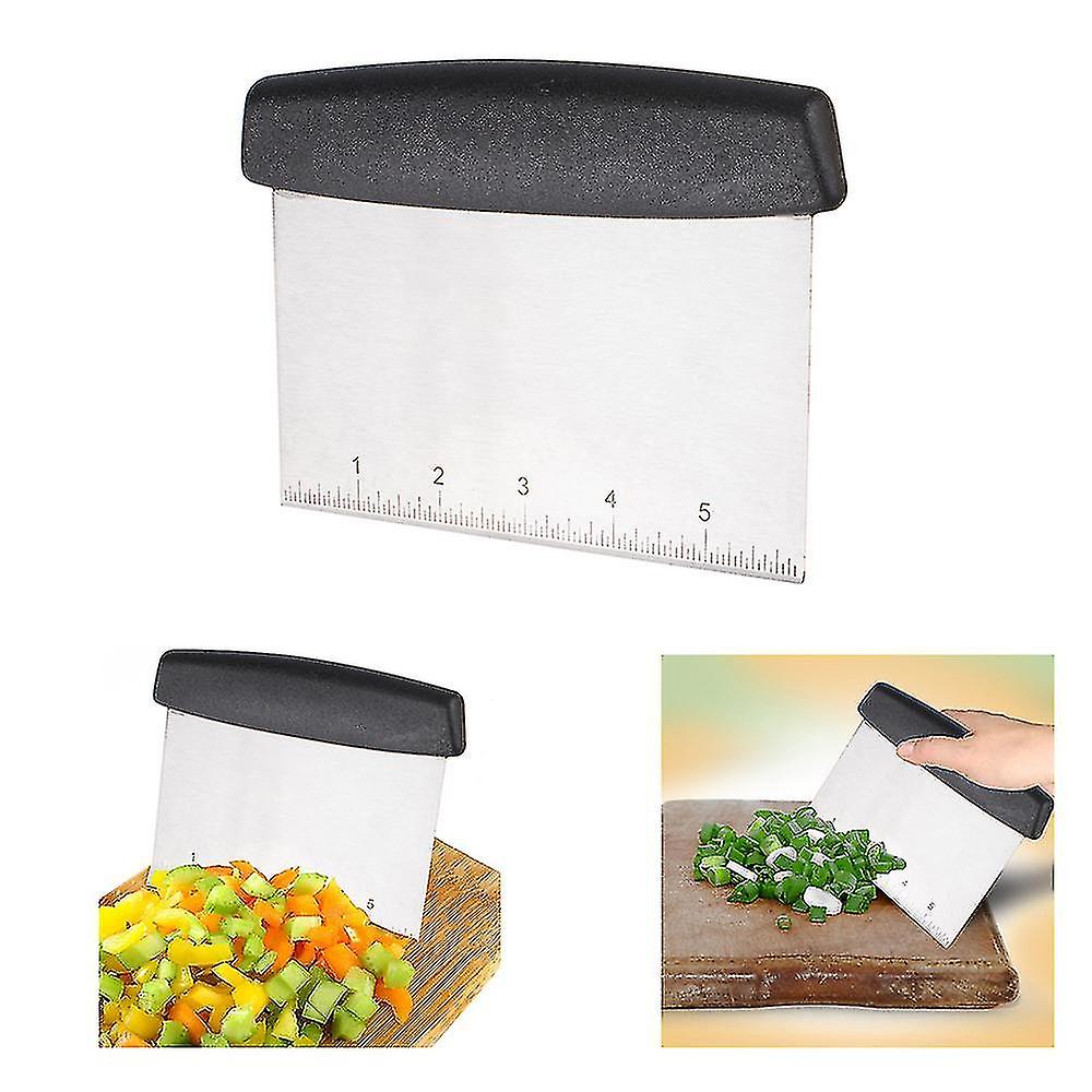 Stainless Steel Scraper And Chopper, Pastry Scraper