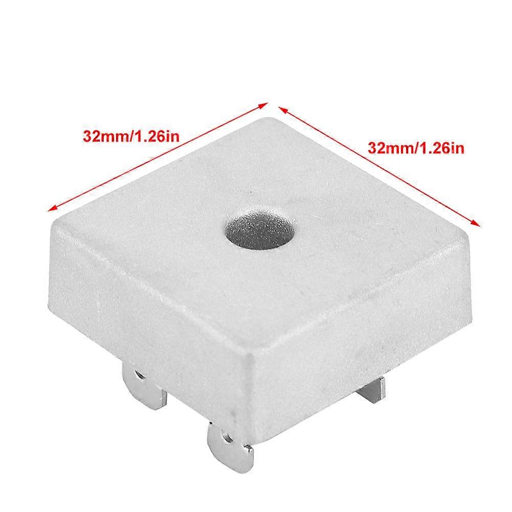 10pcs KBPC5010 50A 1000V 4-Pin Square Metal Bridge Rectifier