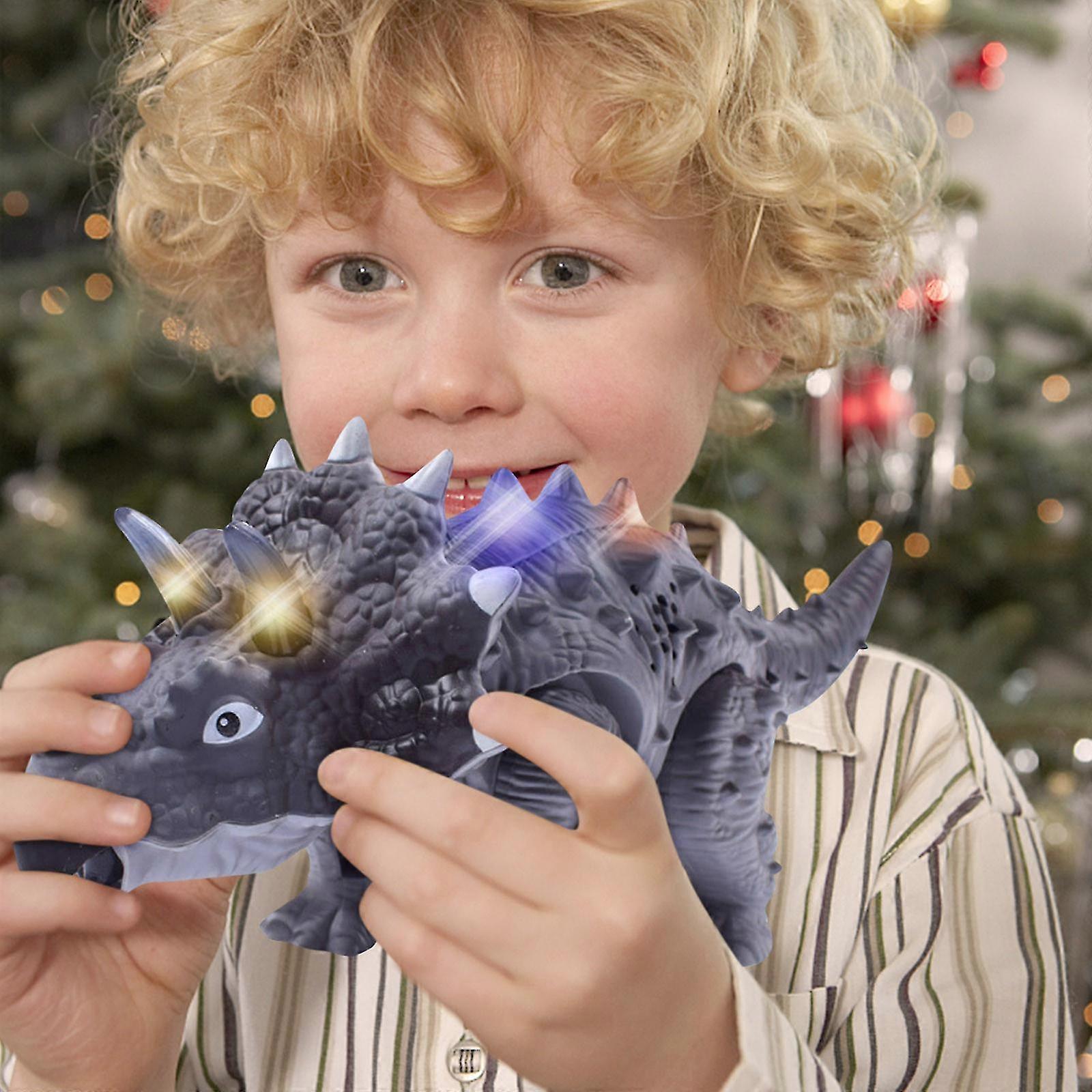 2025 Luminous Sounding Universal Dinosaur Model Children's Simulation Model Toy 3-6 Year Old Boy Gift