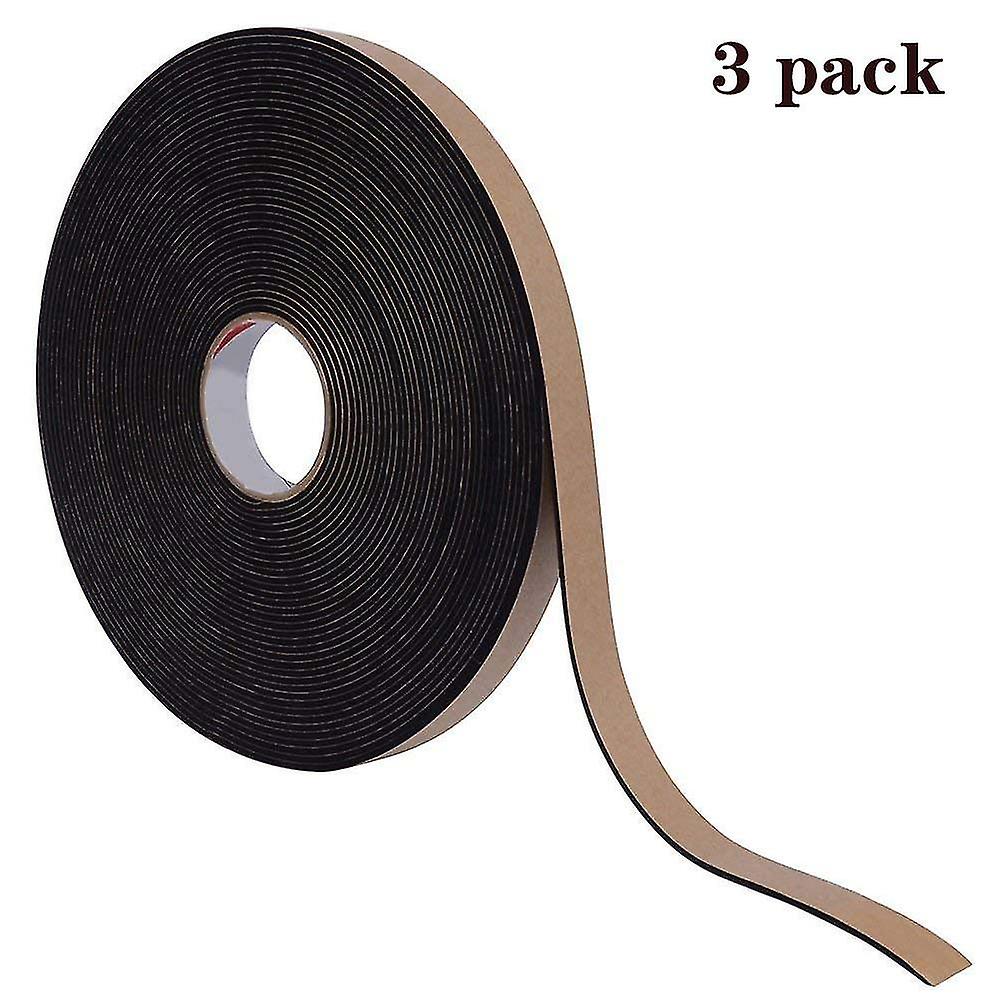 3pcs Insulation Foam Seal Tape Strips With Self-adhesive,anti-collision