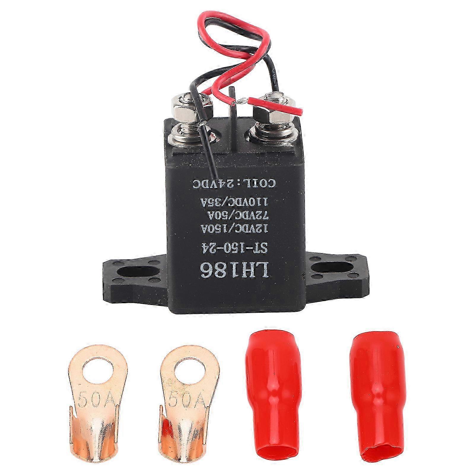 Starter Relay Brass Coil 2 Terminal Starter Sole Relay High Load Current for Automobile 2025