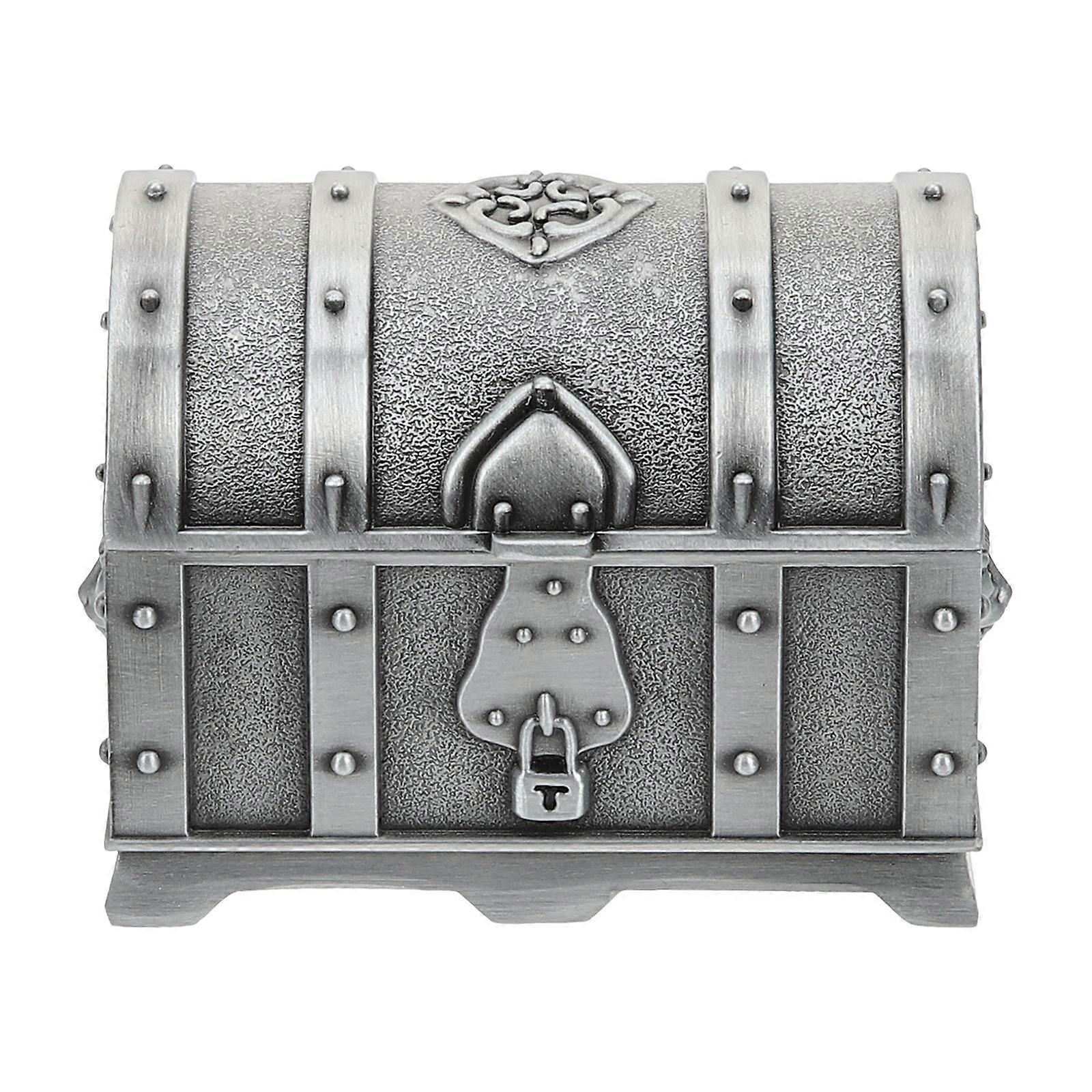 Metal Jewelry Storage Case for Storage Use Ear Studs Box 4Pcs