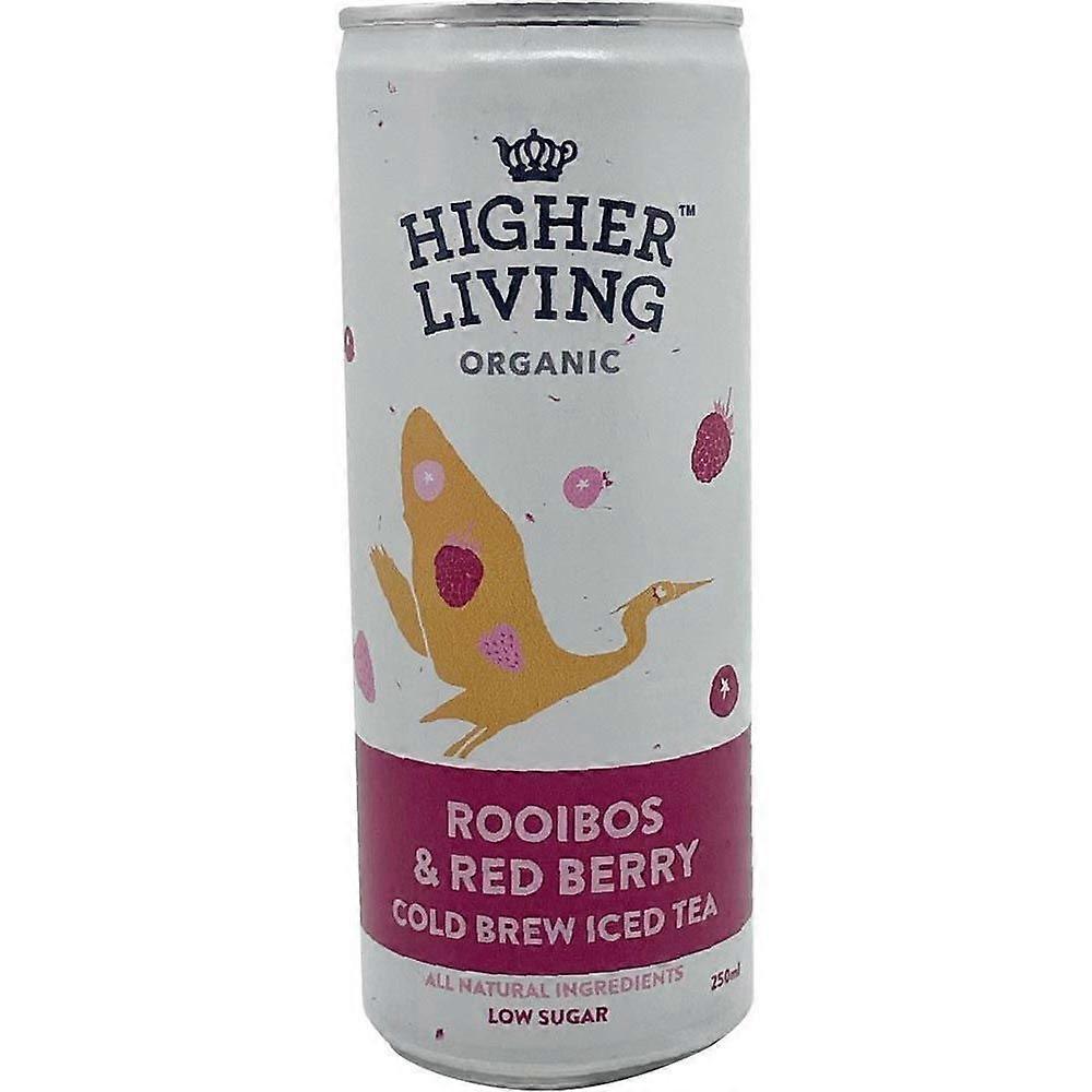 Higher Living Rooibos & Red Berry Iced Tea 250ml - 6 Pack