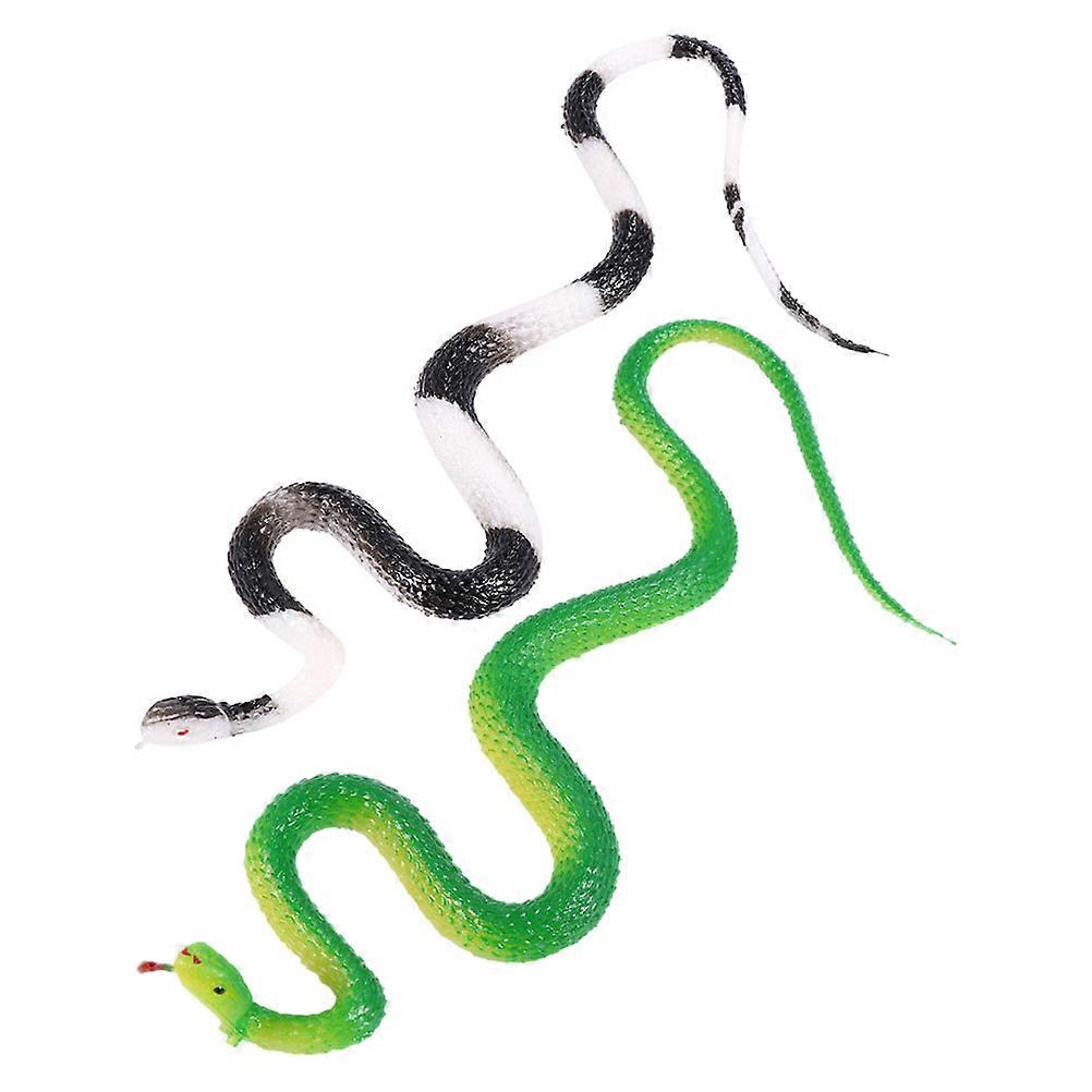 Snake Figurine Simulation Animal Figure for Playing 4Pcs Collection