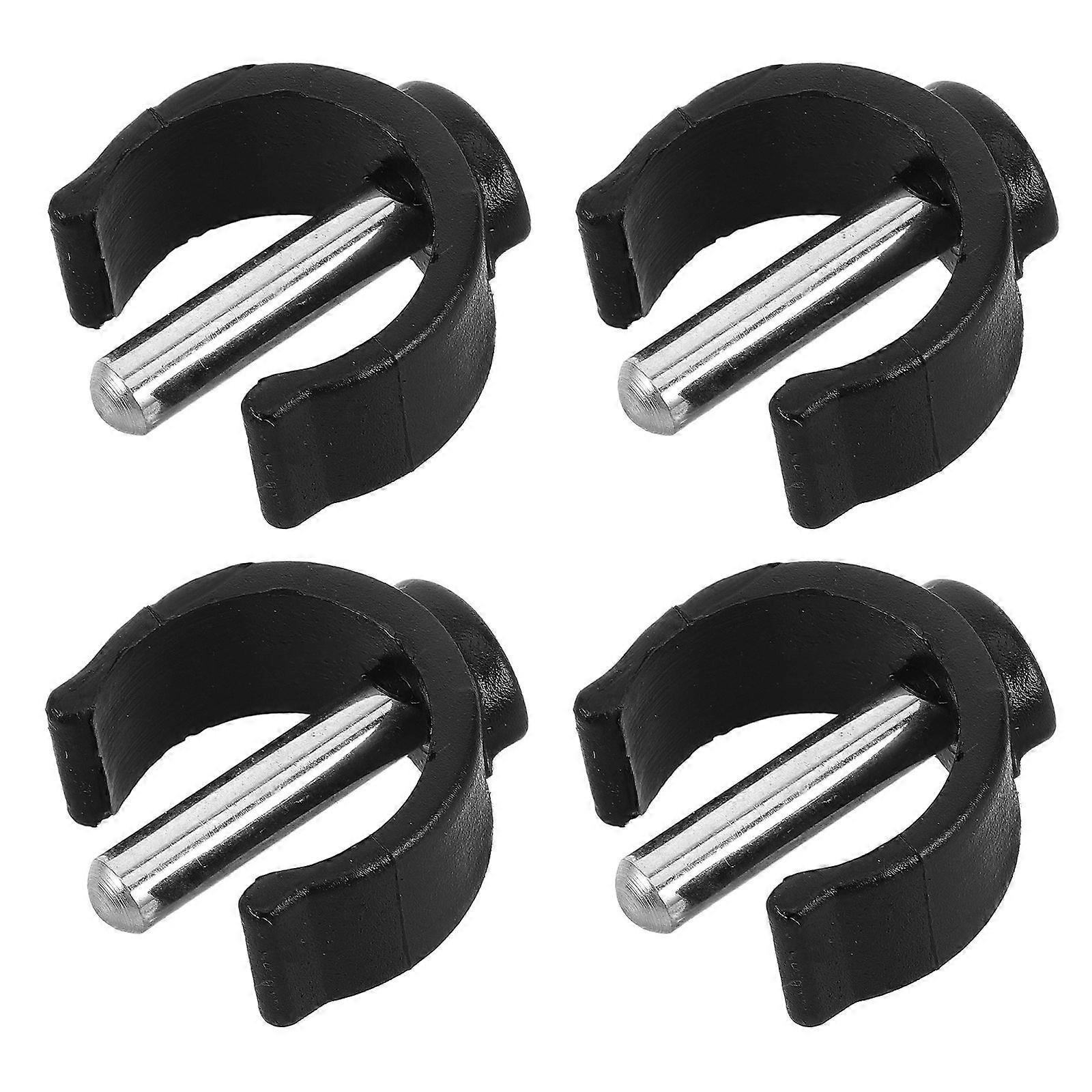 4 Pcs C-Shape Latch Clamp Adjustable Canes And Folding Walking Sticks Secure Buckle Handle Clips For Walker And Crutch Accessories