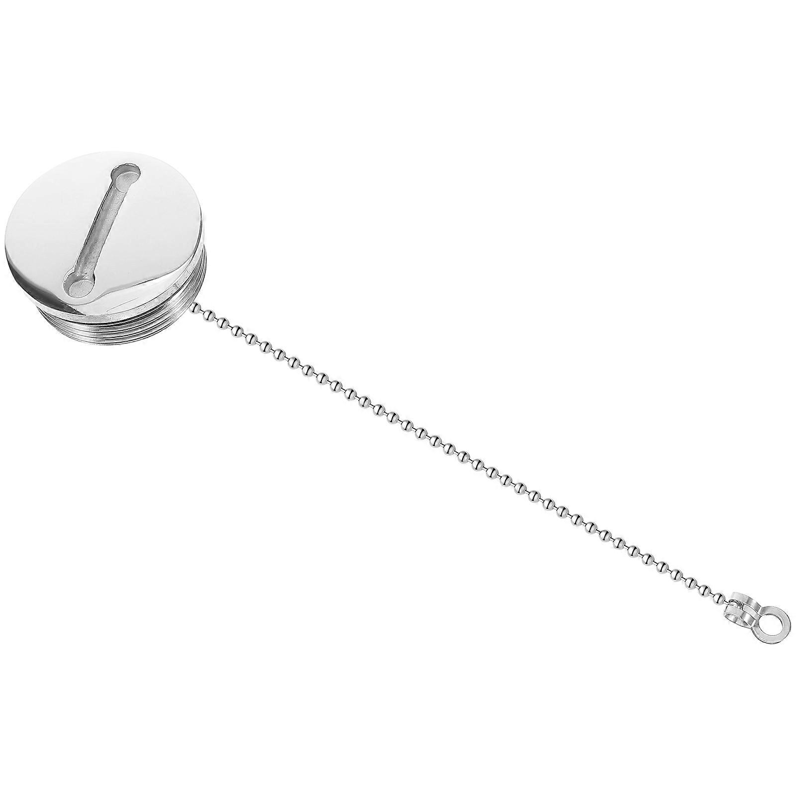 Boat Gas Tank Lid Corrosion Resistant Fuel Cap for Boat Maintenance Stainless Steel Silver 1Pack