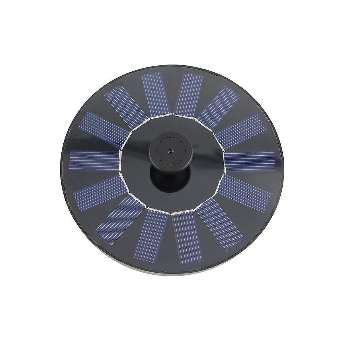 Solar Fountain Floating Water Pump for Pool Use in Black Color