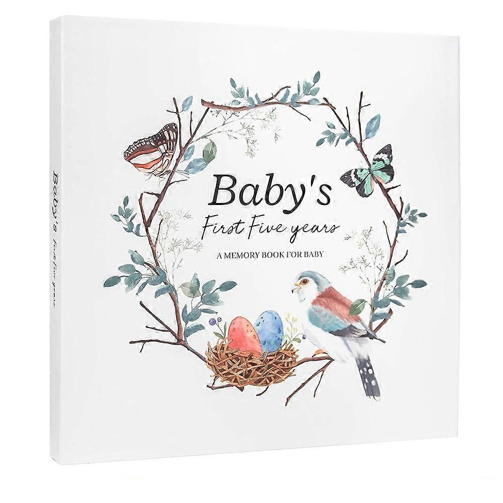 Baby Memory Book Animal Keepsake Record Growth Journal Hand Account-C