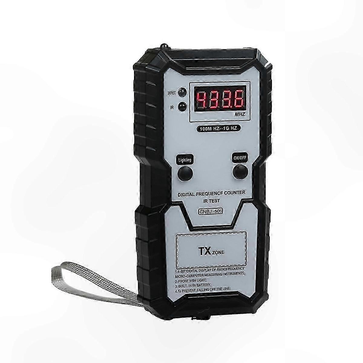 4-Bit Precision Frequency Counter for Key Testing 100M-1GHz Range Digital Tool for Automotive Applications