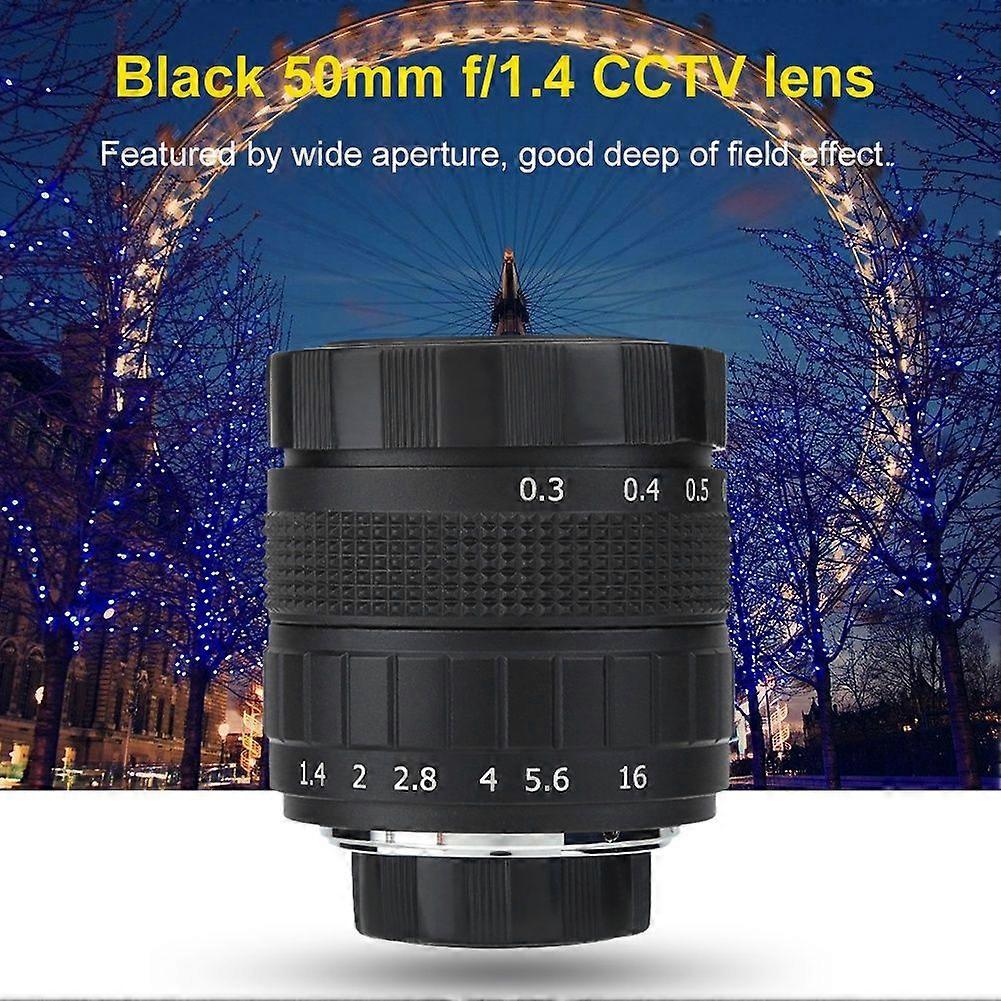 50mm f/1.4 Closed Circuit TV Television Lens Photography Camera Accessory