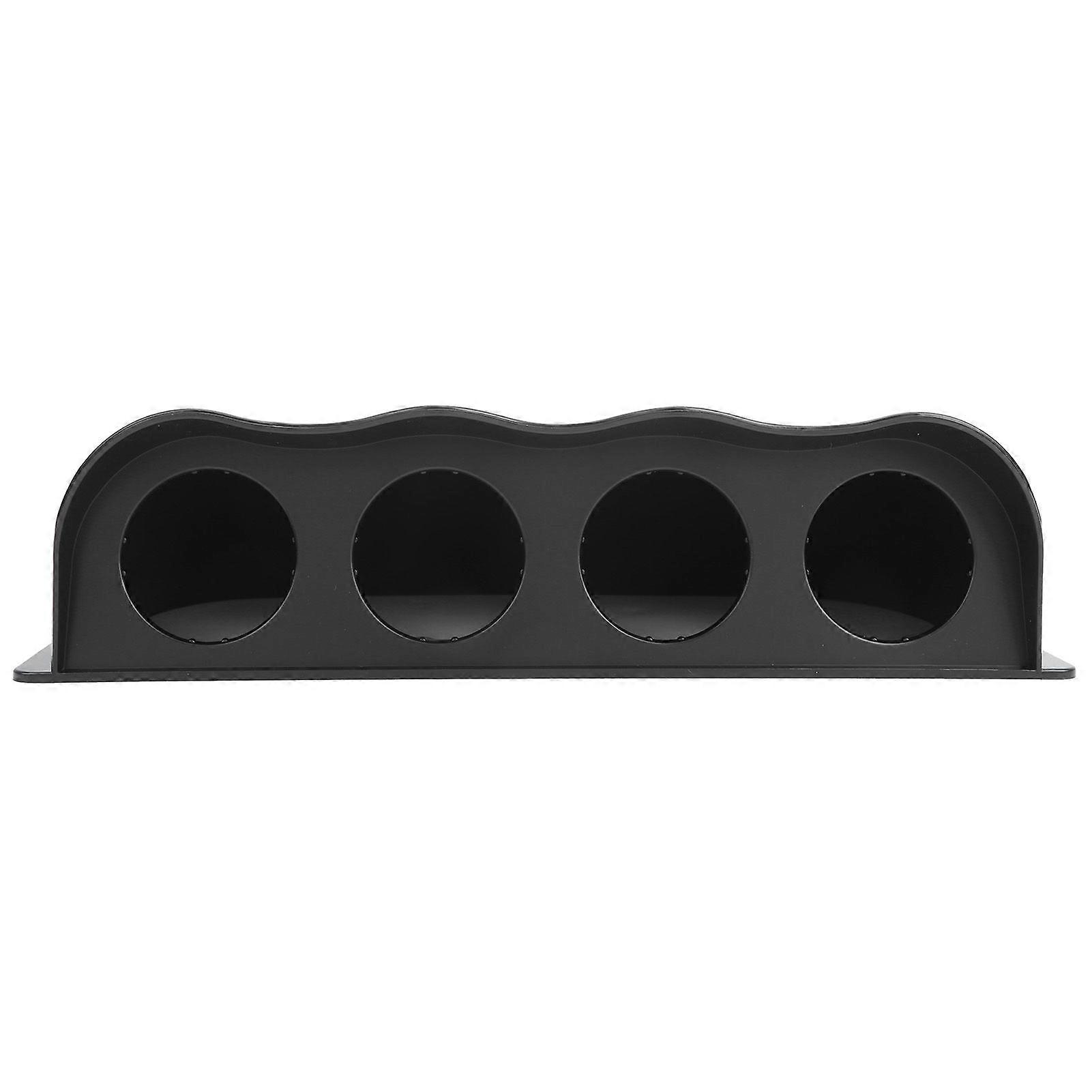 Universal 4 Hole Gauge Mount Holder Quad Meter Pod 52mm/2in Instrument Dash Parts