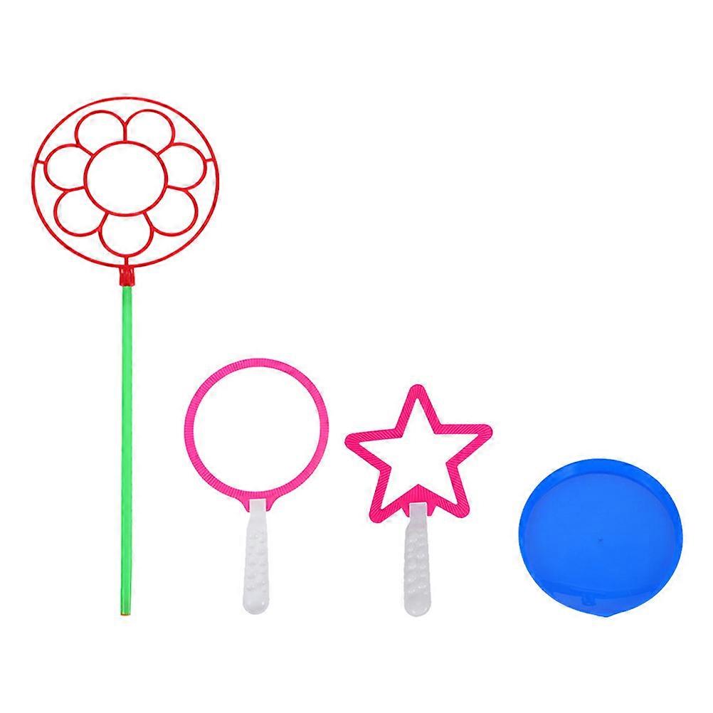 Colorful Bubble Wand Set Outdoor Bubble Maker for Use 4Pcs