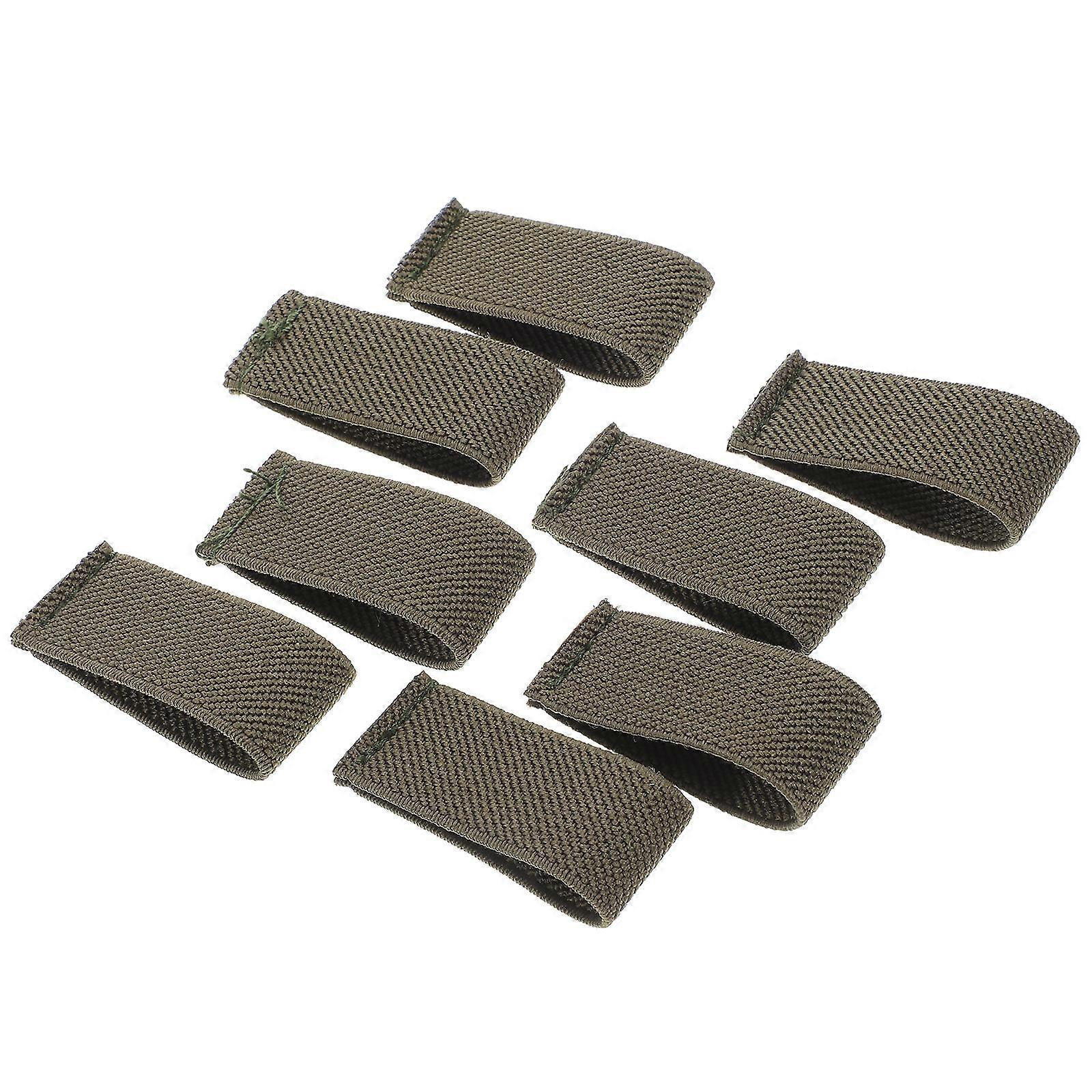 Backpack Strap Holders Elastic Belt Keepers Nylon for Outdoor Use 24Pcs
