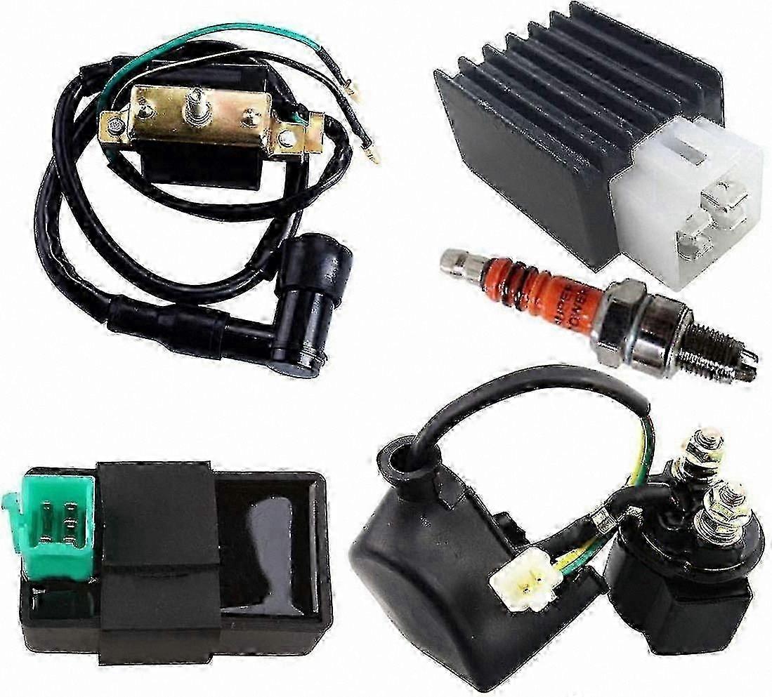 Kazuma Meerkat 50cc Ignition Coil, CDI Box & 5-Pin Regulator