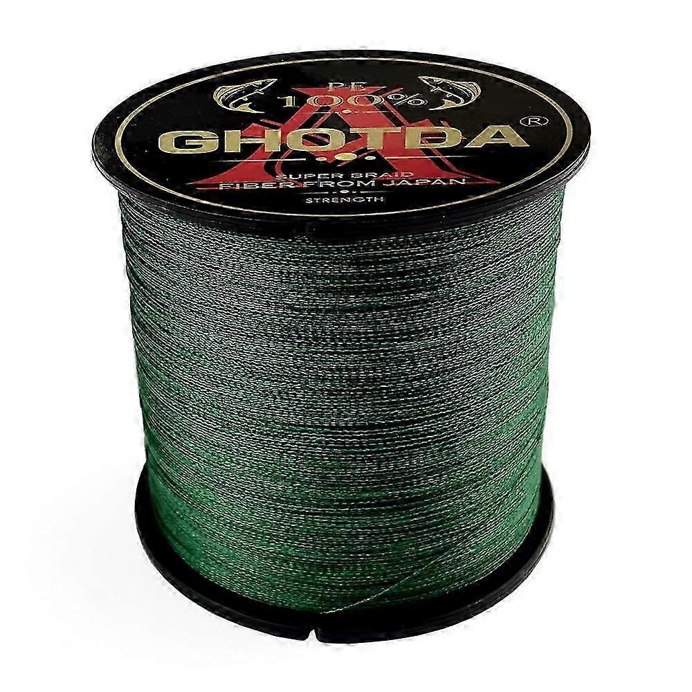 GHOTDA PE Flätad Fiskelina Multifilament 100M 4 Strängar 10-80LB Linjer För Fiske Rep Cord